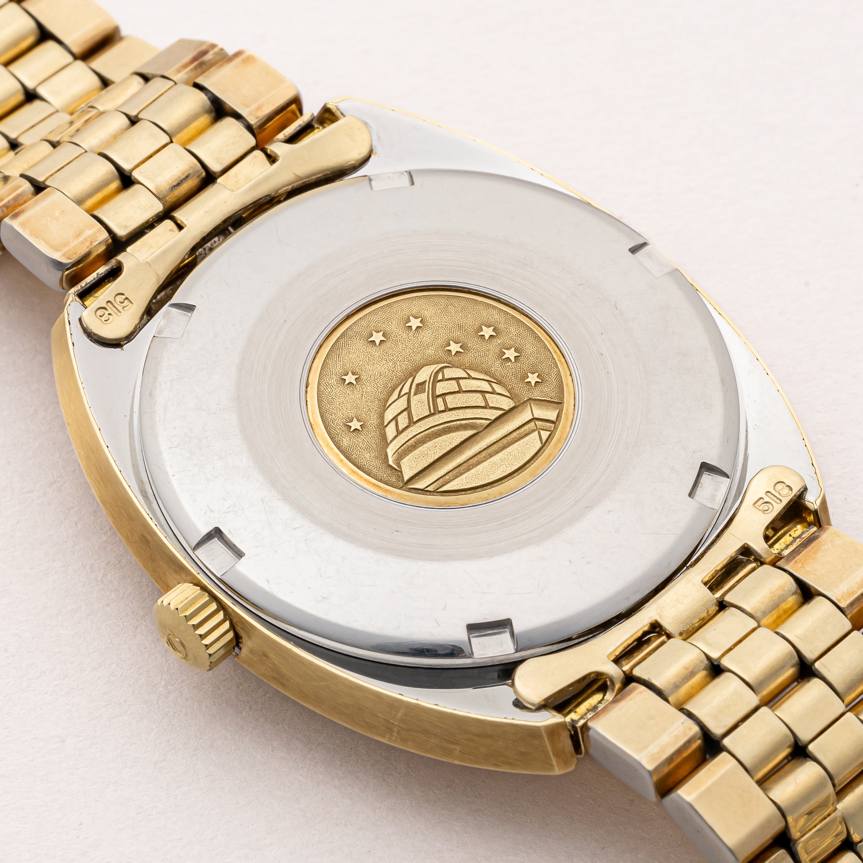 オメガ コンステレーション 1970年製 Ref.168027 トップゴールドケース コインエッジベゼル 純正ブレス