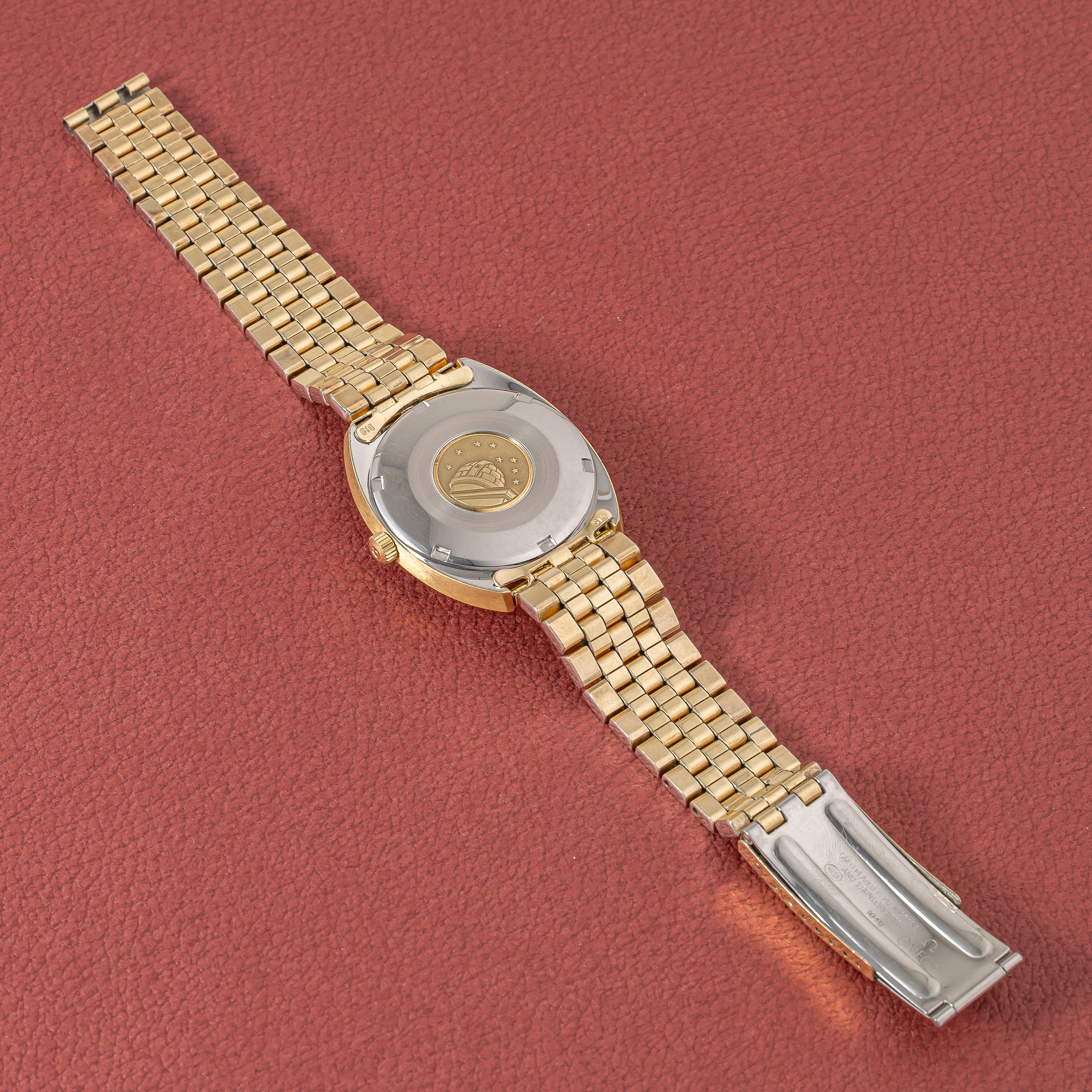 オメガ コンステレーション 1970年製 Ref.168027 トップゴールドケース コインエッジベゼル 純正ブレス