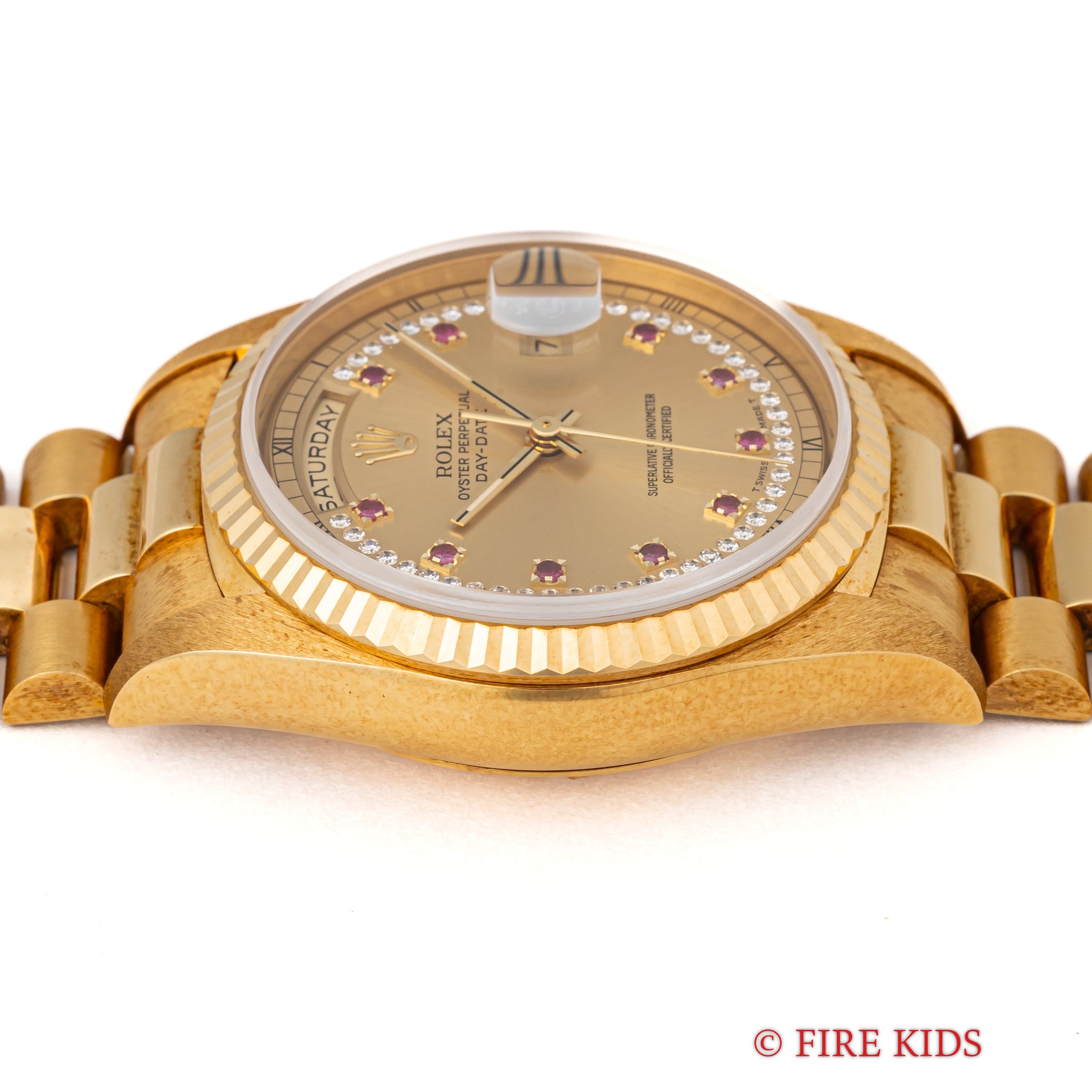 ロレックス デイデイト ミリヤードダイヤル フルセット美品 1990年製(平成2年製)18金無垢イエローゴールド Ref.18238