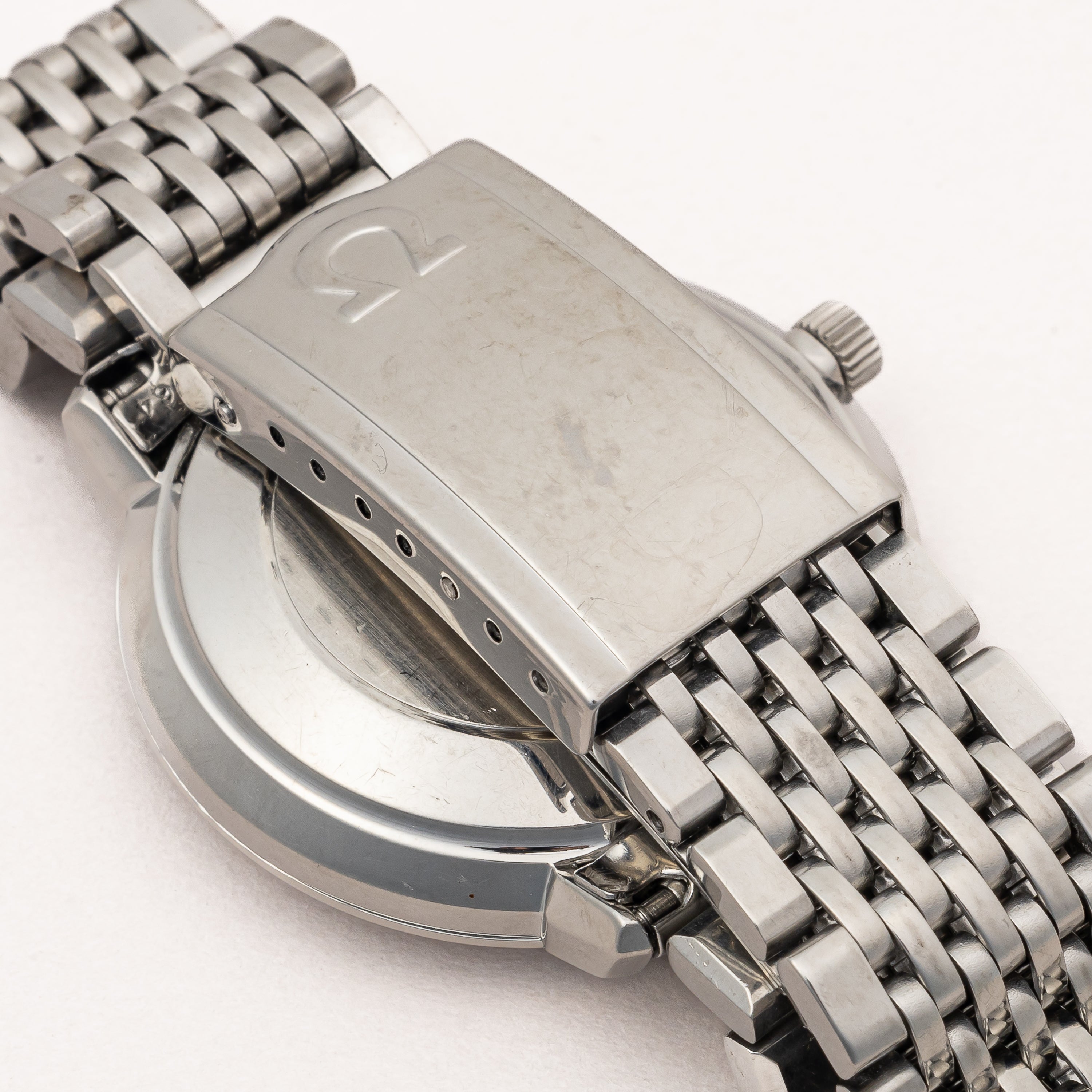 オメガ デ・ヴィル オートマチック 1960年代製 純正ブレス Ref.166033 シルバーダイヤル