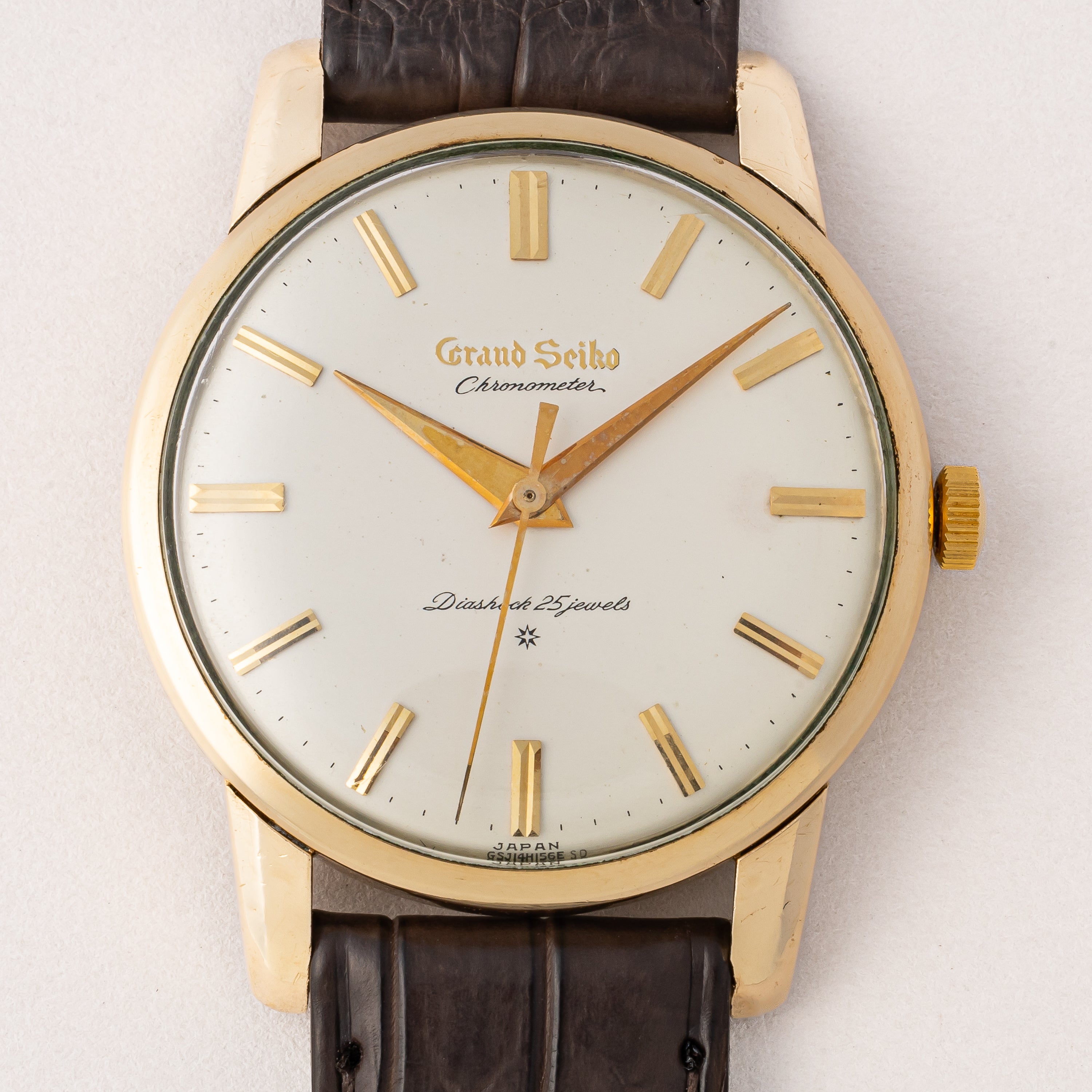 グランドセイコー ファーストモデル Ref.J14070 GS アップライト ライオンメダリオン SDダイヤル