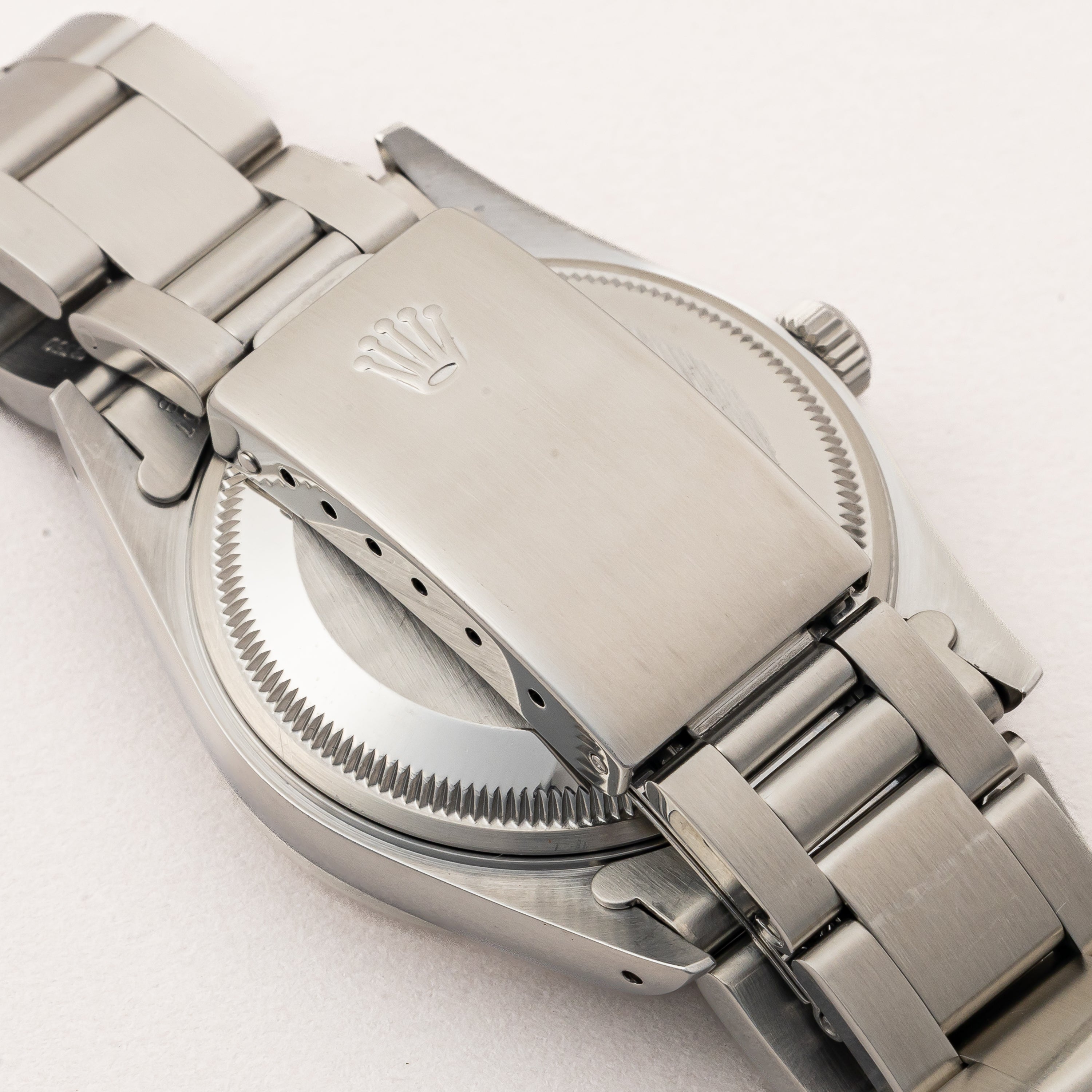 ロレックス オイスターパーペチュアルデイト 1990年~1991年製 Ref.15200 ブラックダイヤル