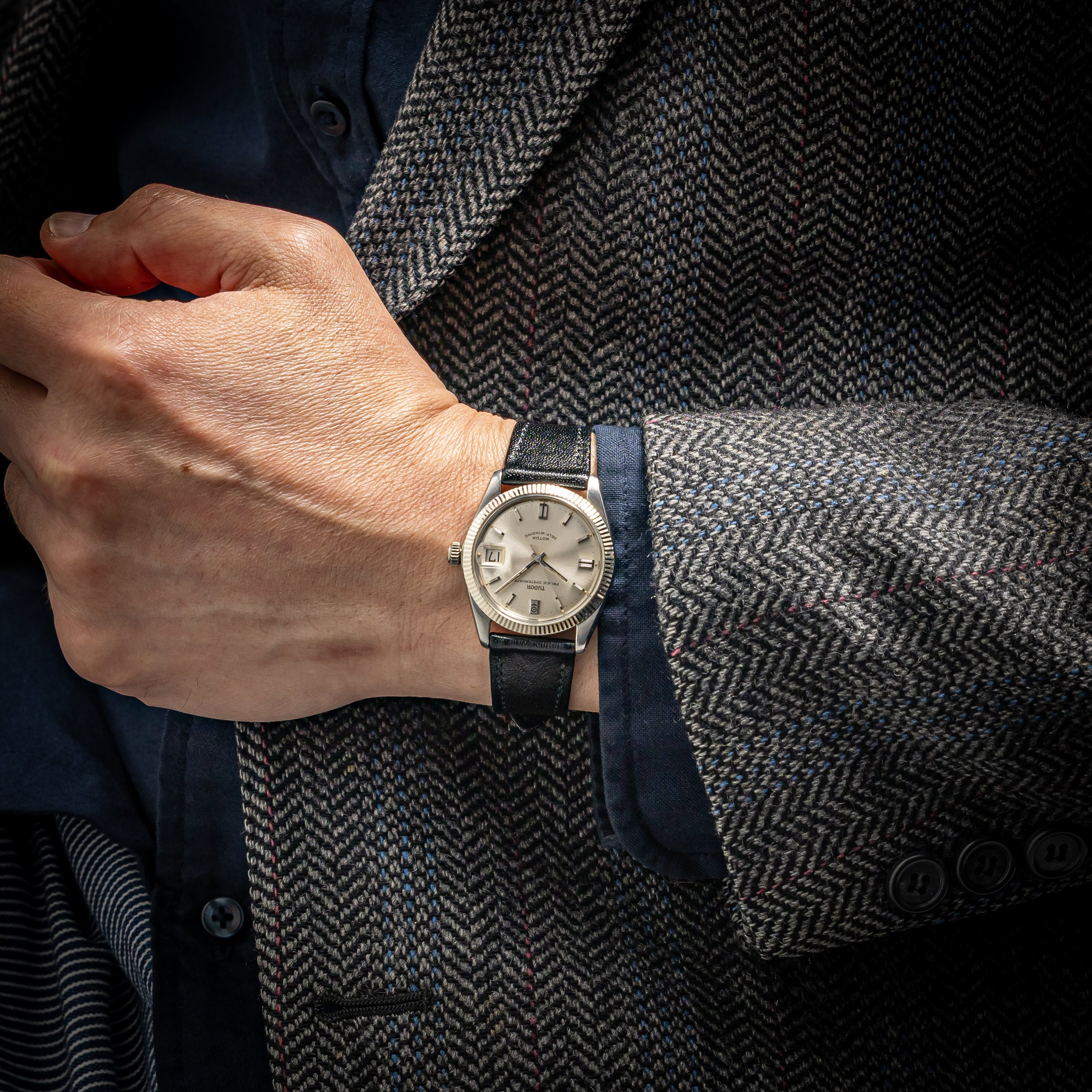 チューダー プリンスオイスターデイト 小バラ 1966年製 Ref.7990/4 王冠リューズ 自動巻き