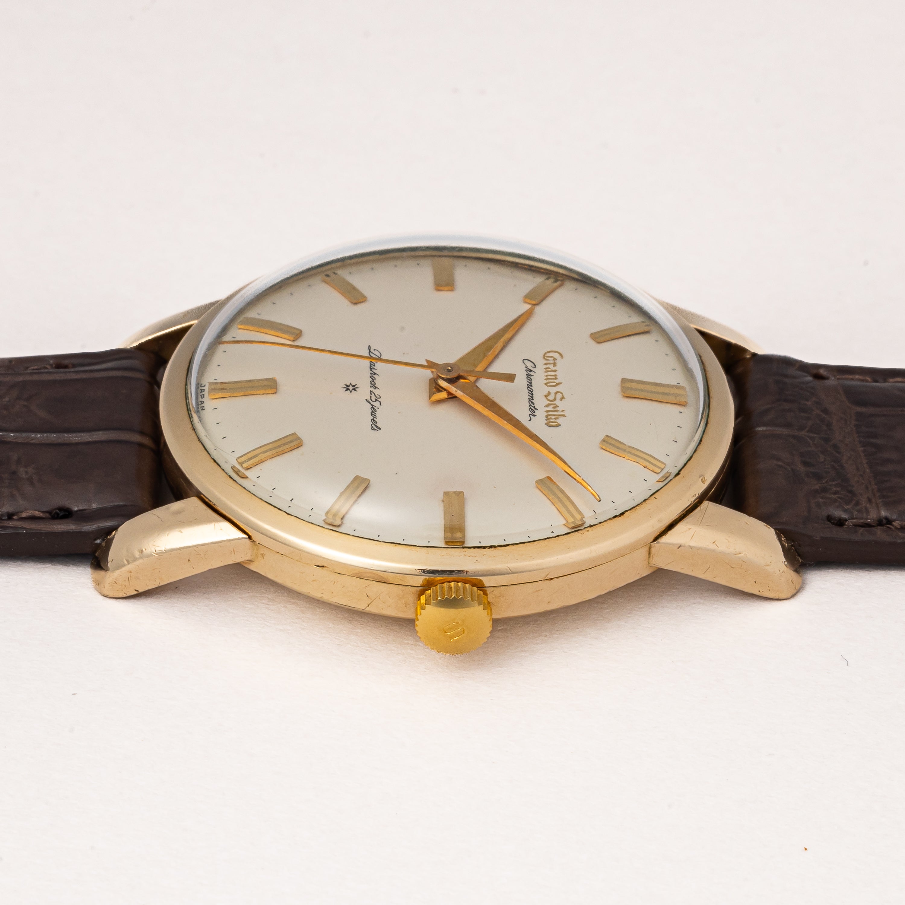 グランドセイコー ファーストモデル Ref.J14070 GS アップライト ライオンメダリオン SDダイヤル