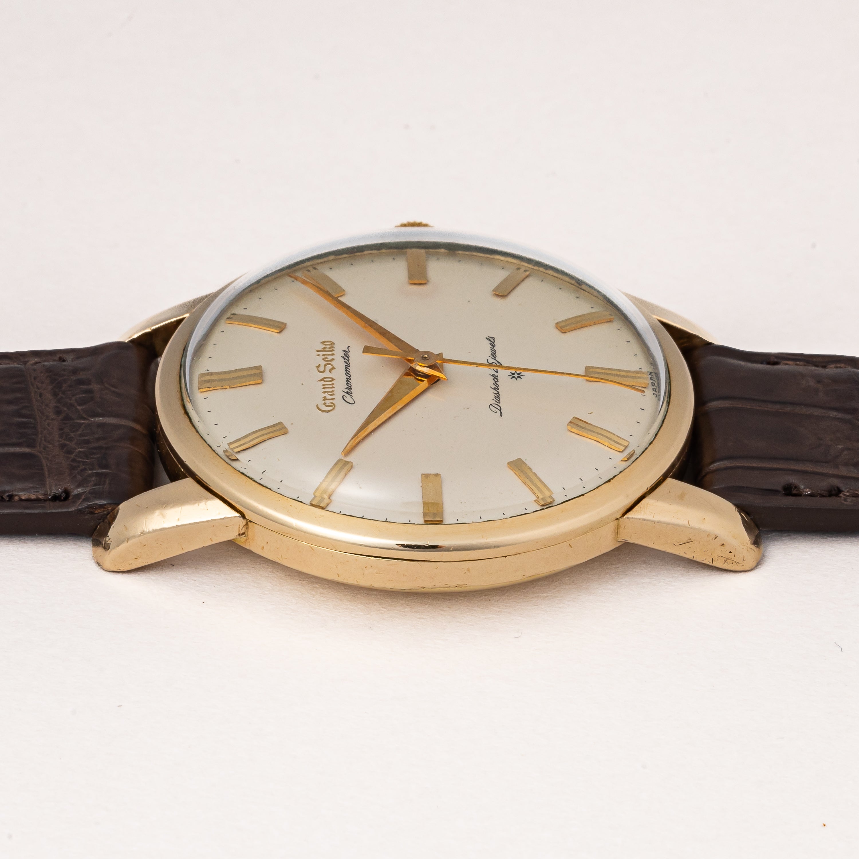 グランドセイコー ファーストモデル Ref.J14070 GS アップライト ライオンメダリオン SDダイヤル