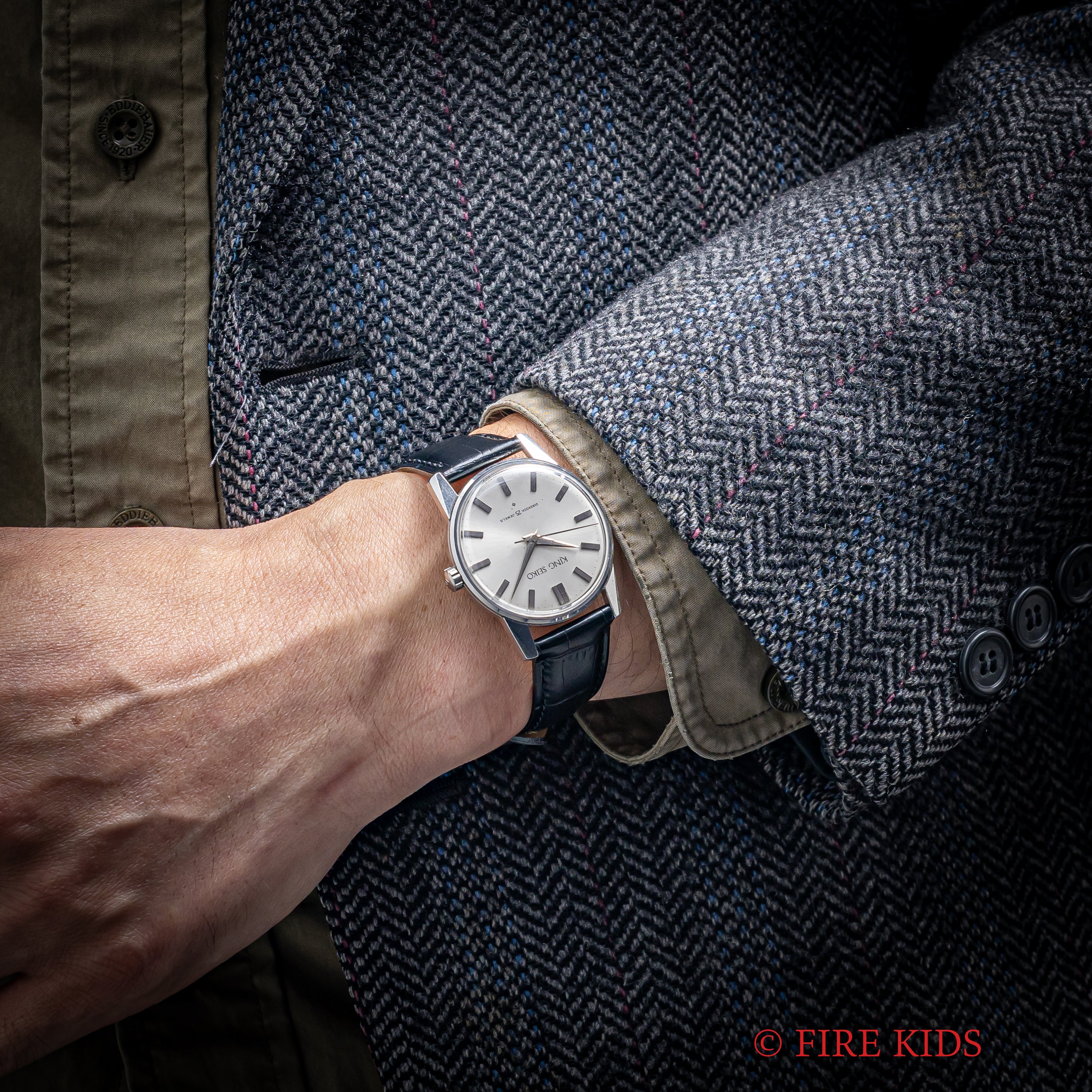 キングセイコー ファーストモデル ステンレスケース SDダイヤル 1963年製 Ref.15034KS 手巻き