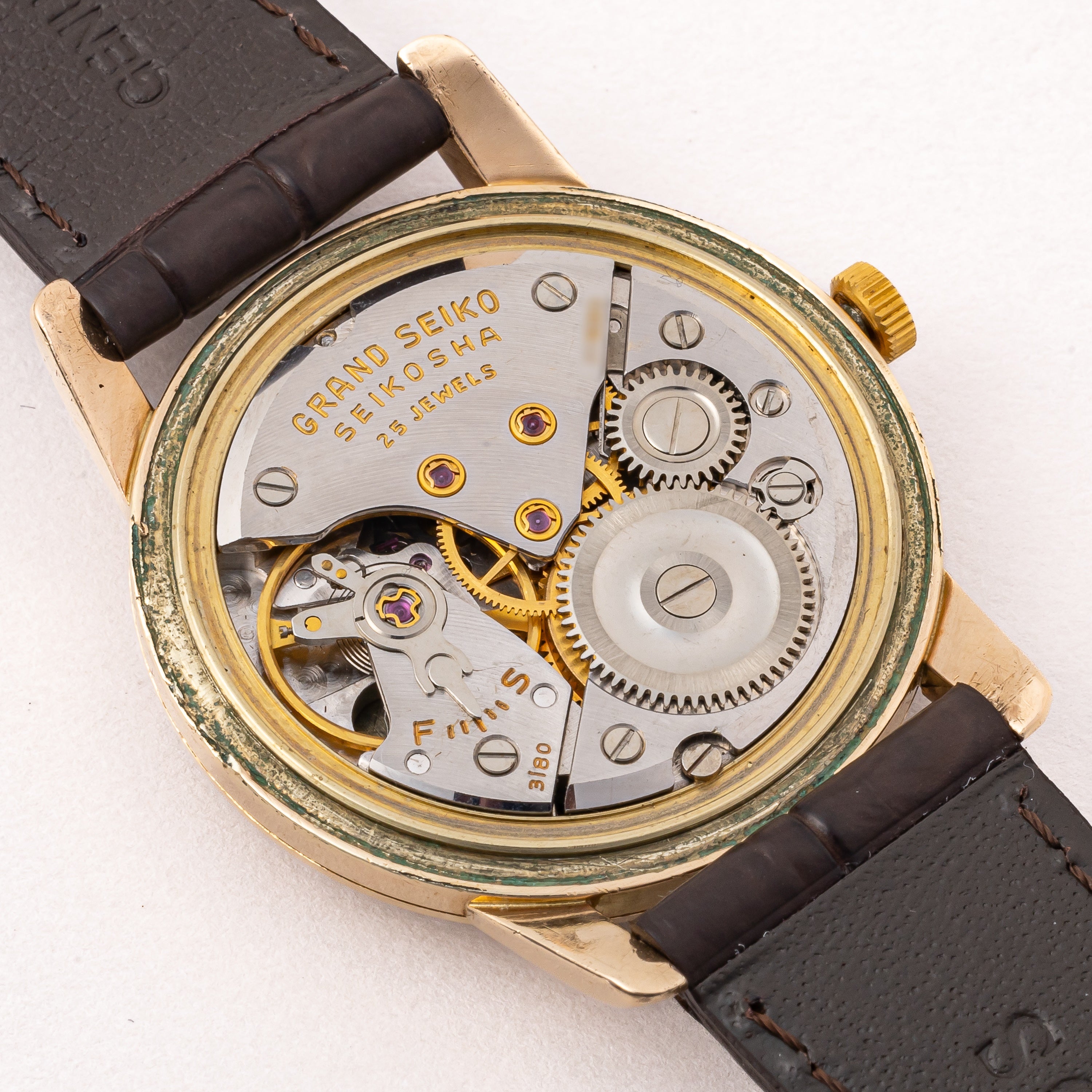 グランドセイコー ファーストモデル Ref.J14070 GS アップライト ライオンメダリオン SDダイヤル