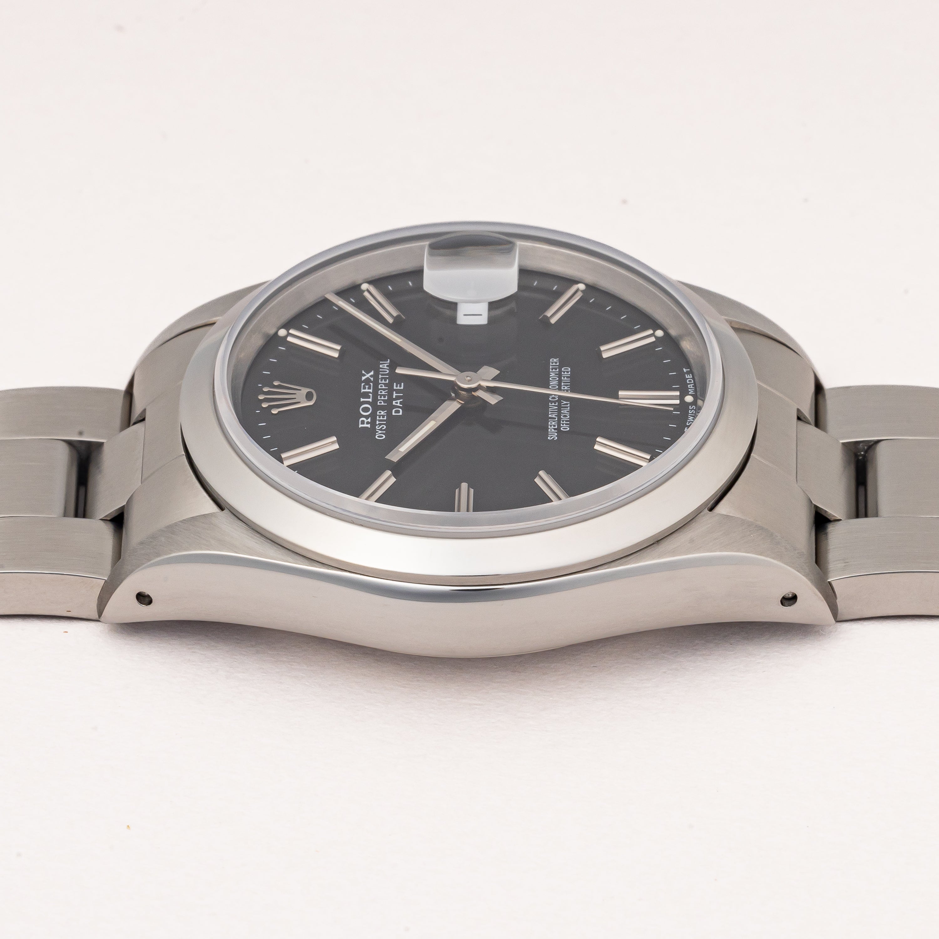 ロレックス オイスターパーペチュアルデイト 1990年~1991年製 Ref.15200 ブラックダイヤル