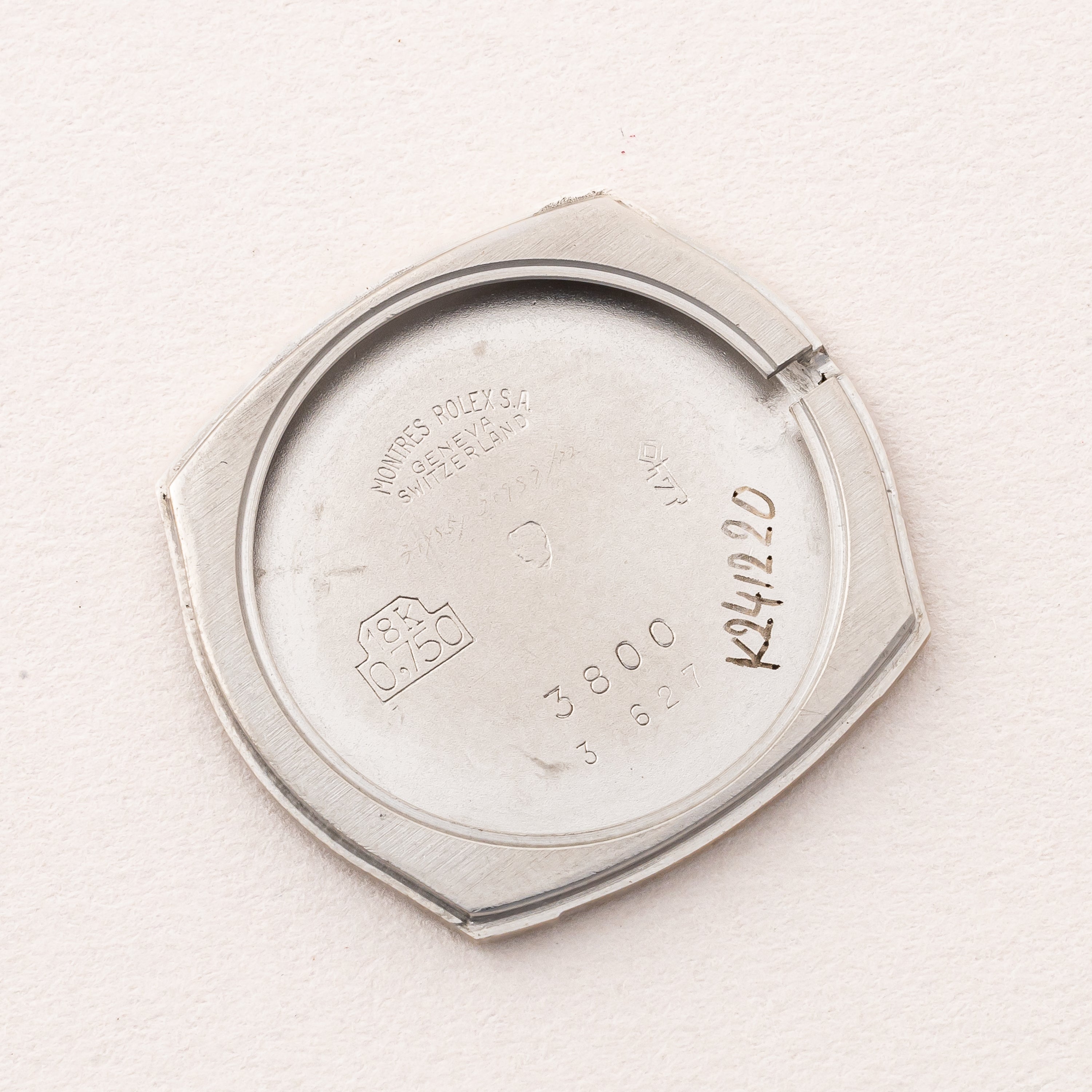 ロレックス チェリーニ レディース 1973年製 Ref.3800 18金ホワイトゴールド  純正尾錠付き