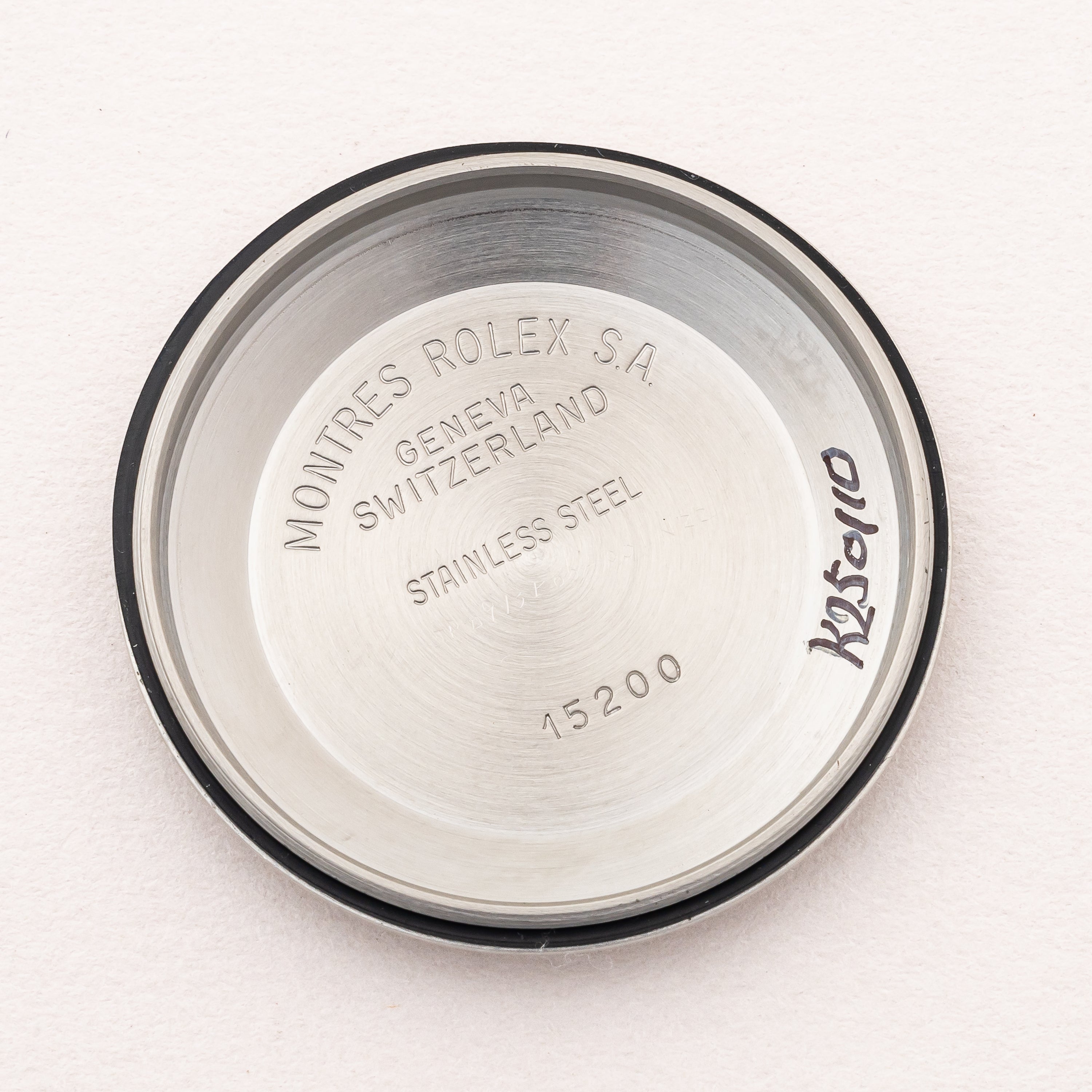 ロレックス オイスターパーペチュアルデイト 1990年~1991年製 Ref.15200 ブラックダイヤル