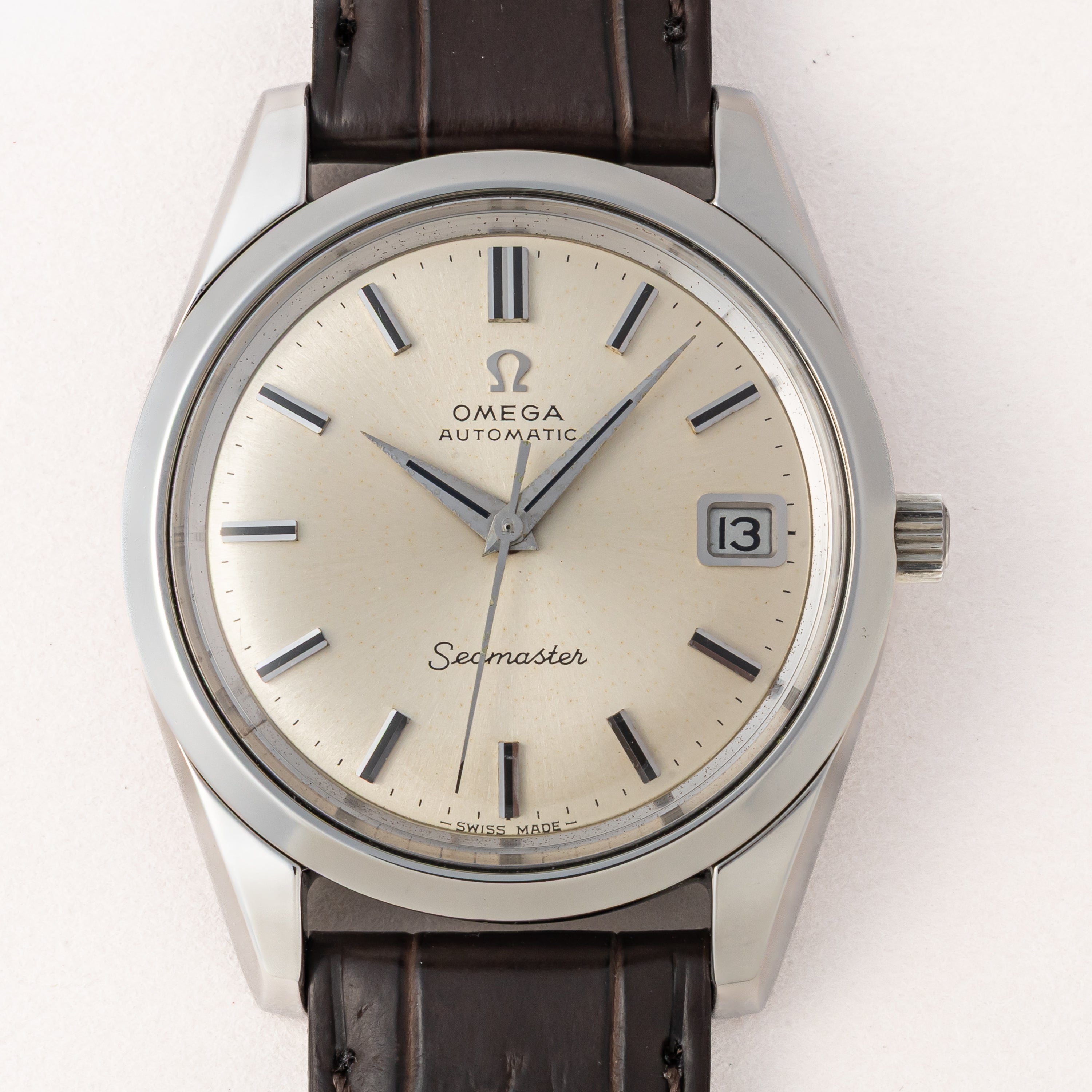 オメガ シーマスター デイト 1969年製 自動巻 Cal.565 シルバーダイヤル