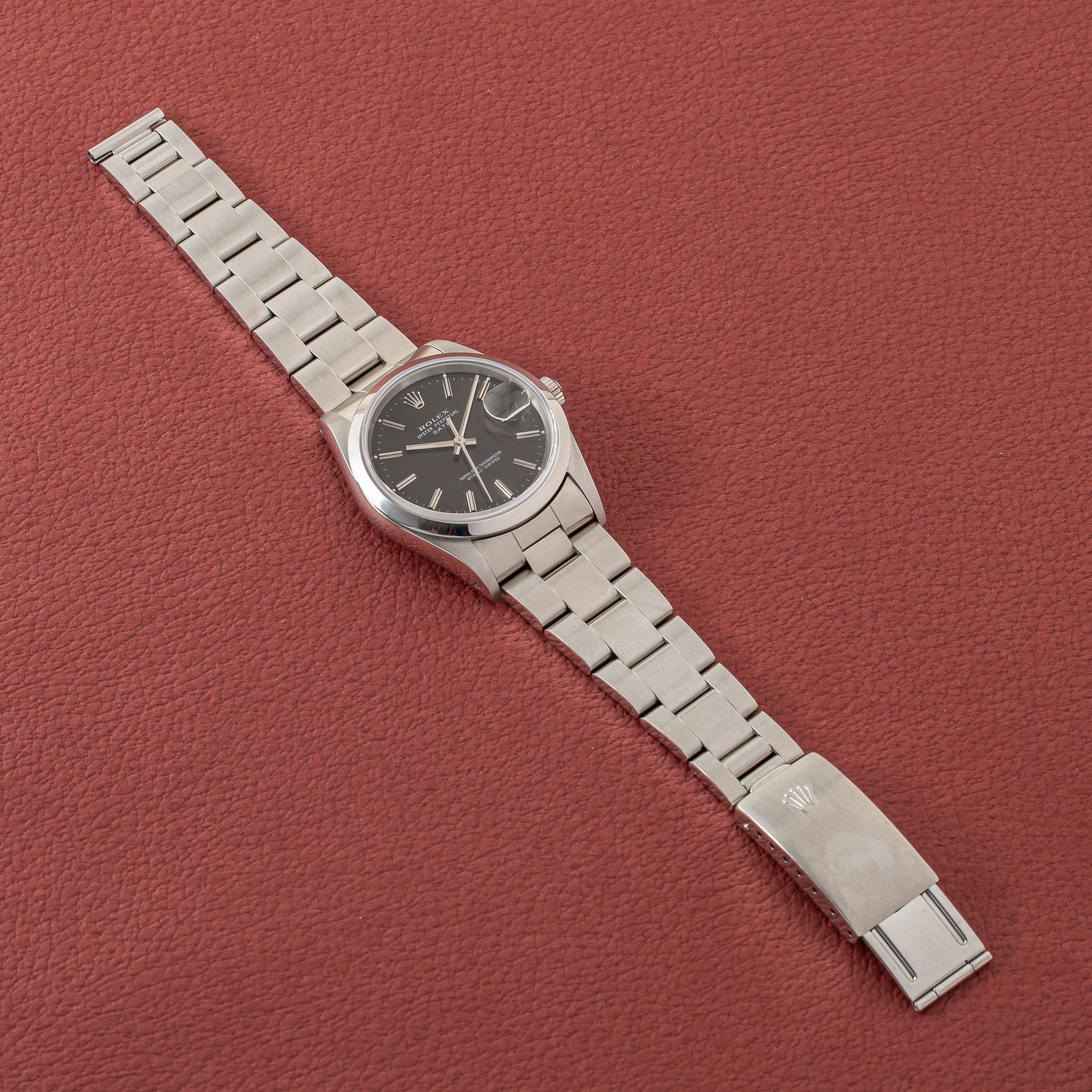 ロレックス オイスターパーペチュアルデイト 1990年~1991年製 Ref.15200 ブラックダイヤル