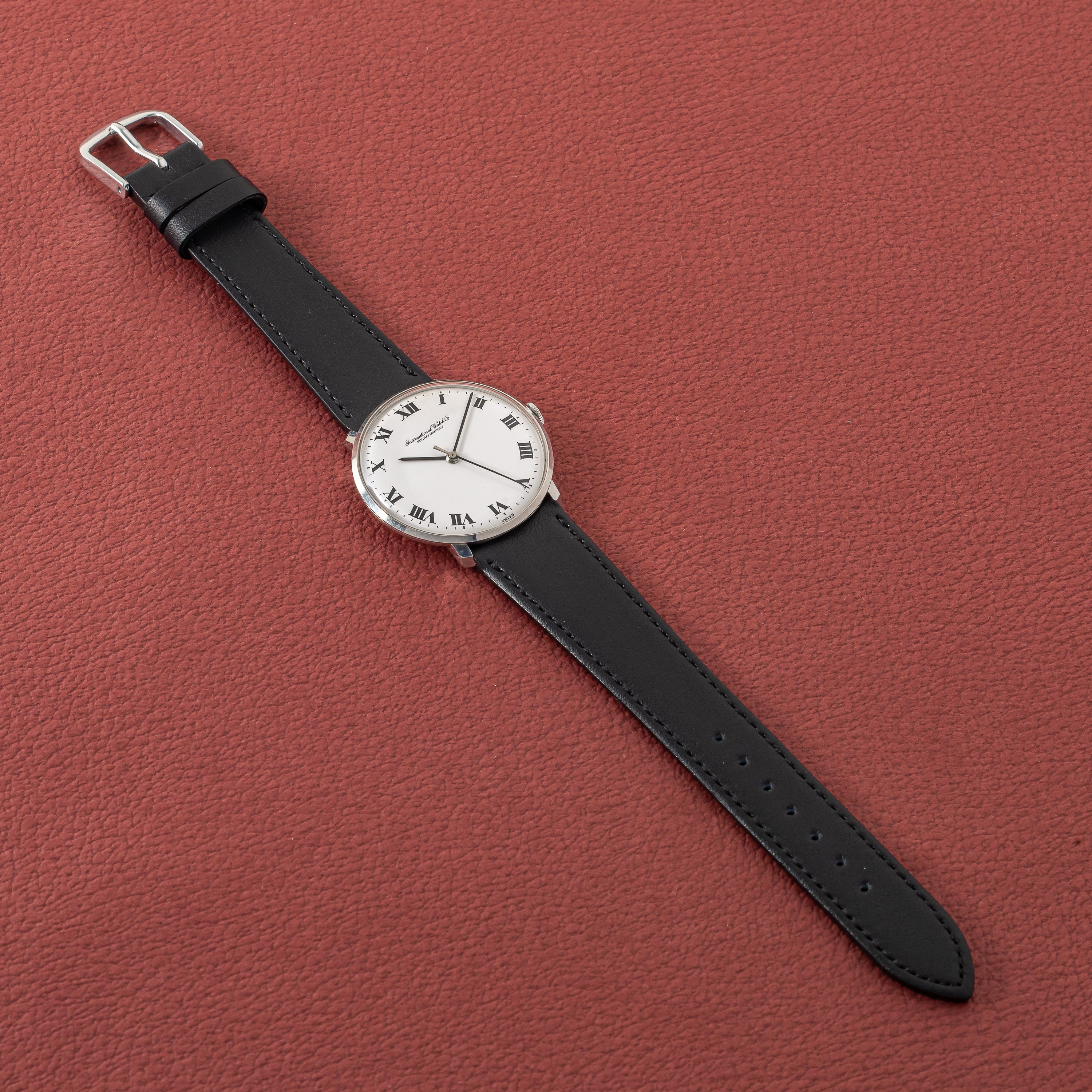 IWC ラウンドケース 1970年製(昭和45年製) Ref.1410 手巻き Cal.402 ホワイトローマンダイヤル