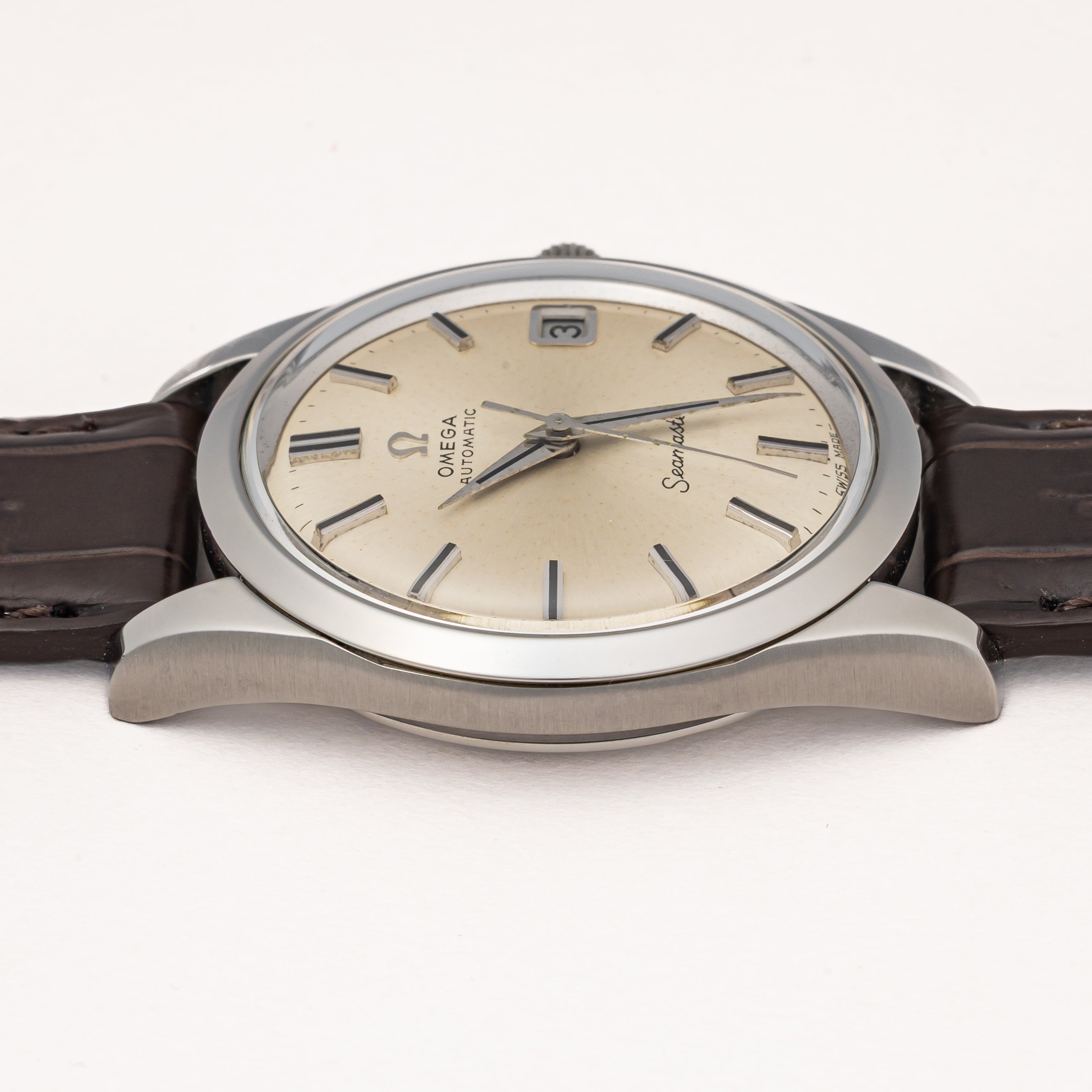 オメガ シーマスター デイト 1969年製 自動巻 Cal.565 シルバーダイヤル