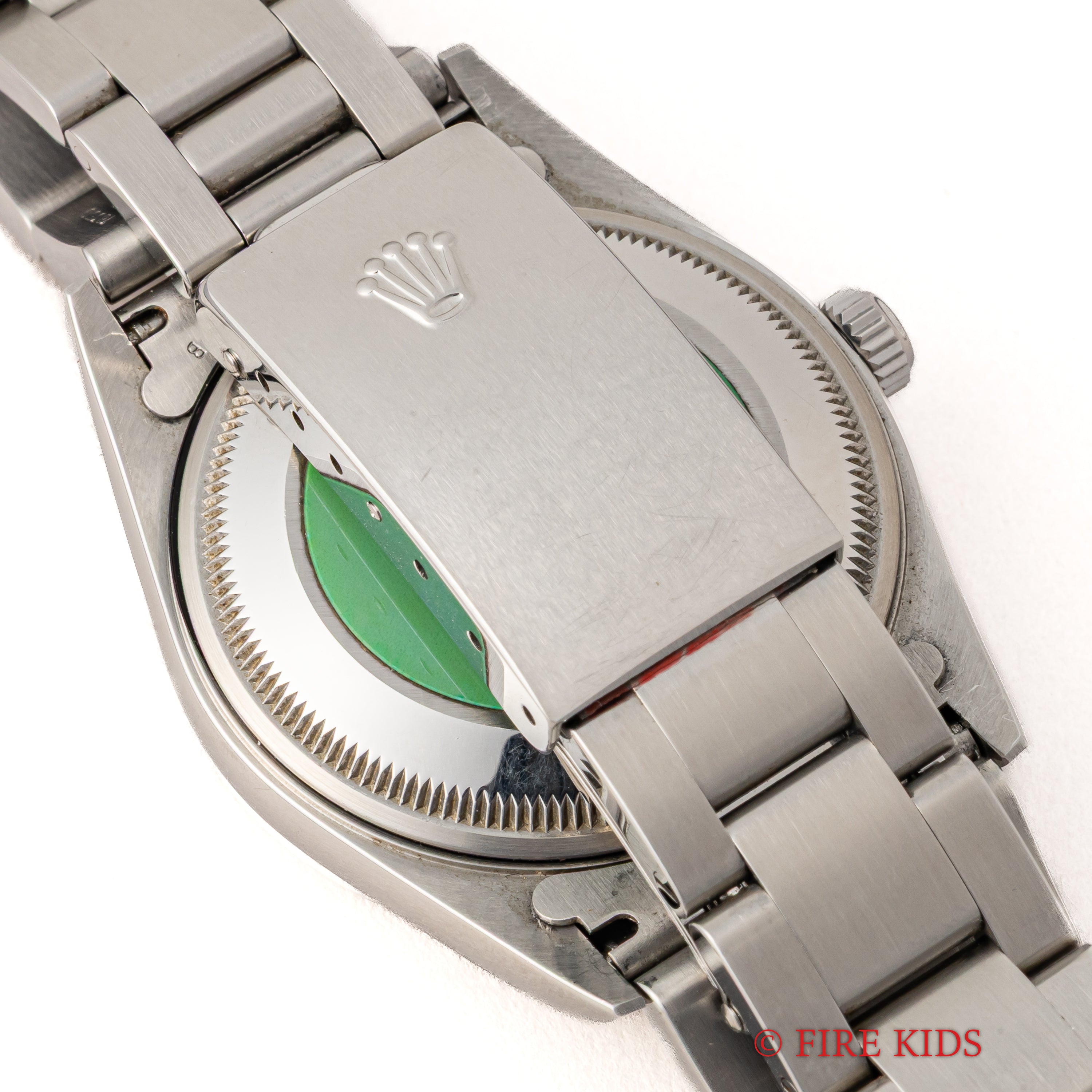 ロレックス 2000年製(平成12年製) オイスターパーペチュアルデイト Ref.15200 ブルー 飛びアラビアダイヤル ギャラ付