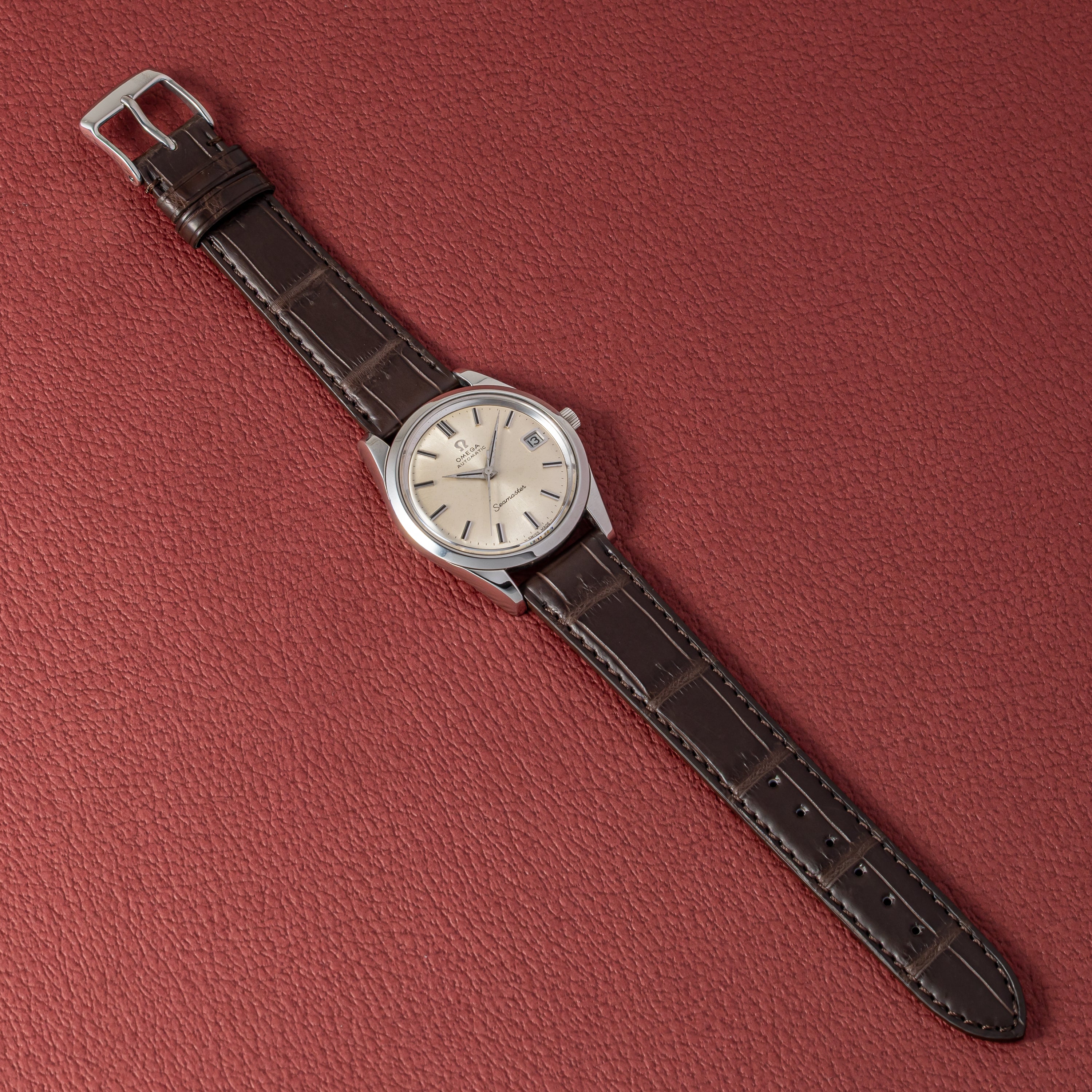 オメガ シーマスター デイト 1969年製 自動巻 Cal.565 シルバーダイヤル