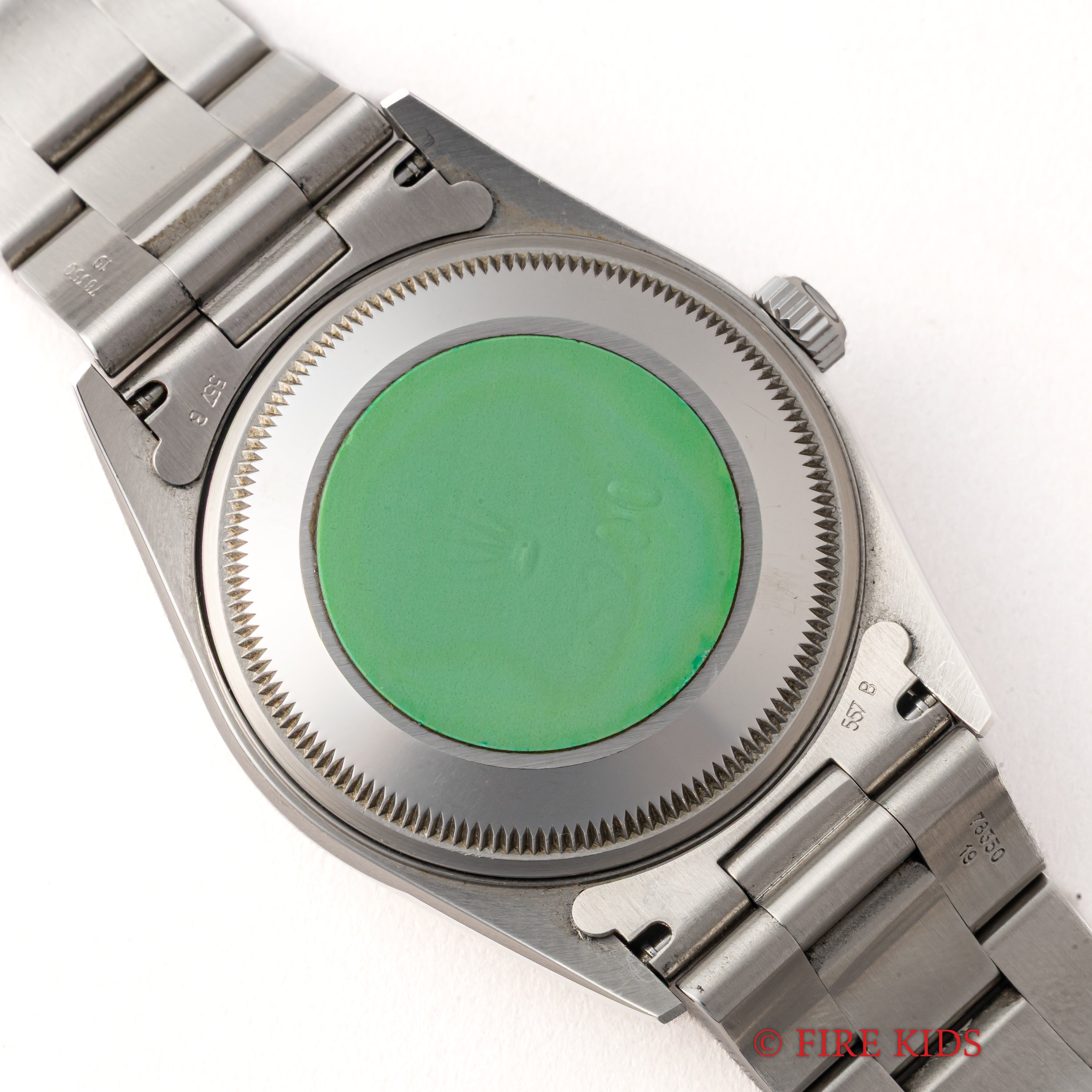 ロレックス 2000年製(平成12年製) オイスターパーペチュアルデイト Ref.15200 ブルー 飛びアラビアダイヤル ギャラ付