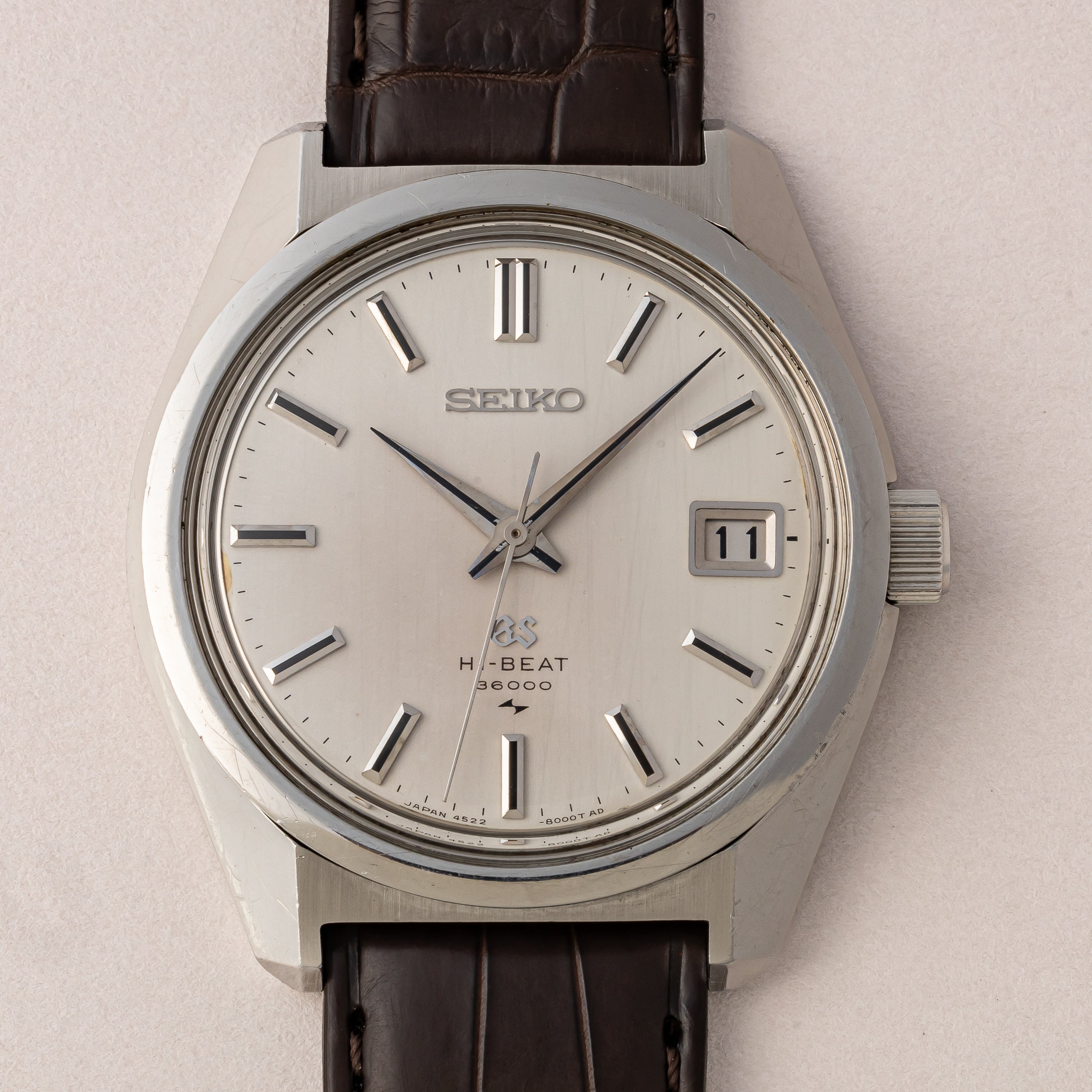 グランドセイコー1968年製 10振動手巻き 45GS Ref.4522-8000 ハイビート セイコースタイルケース