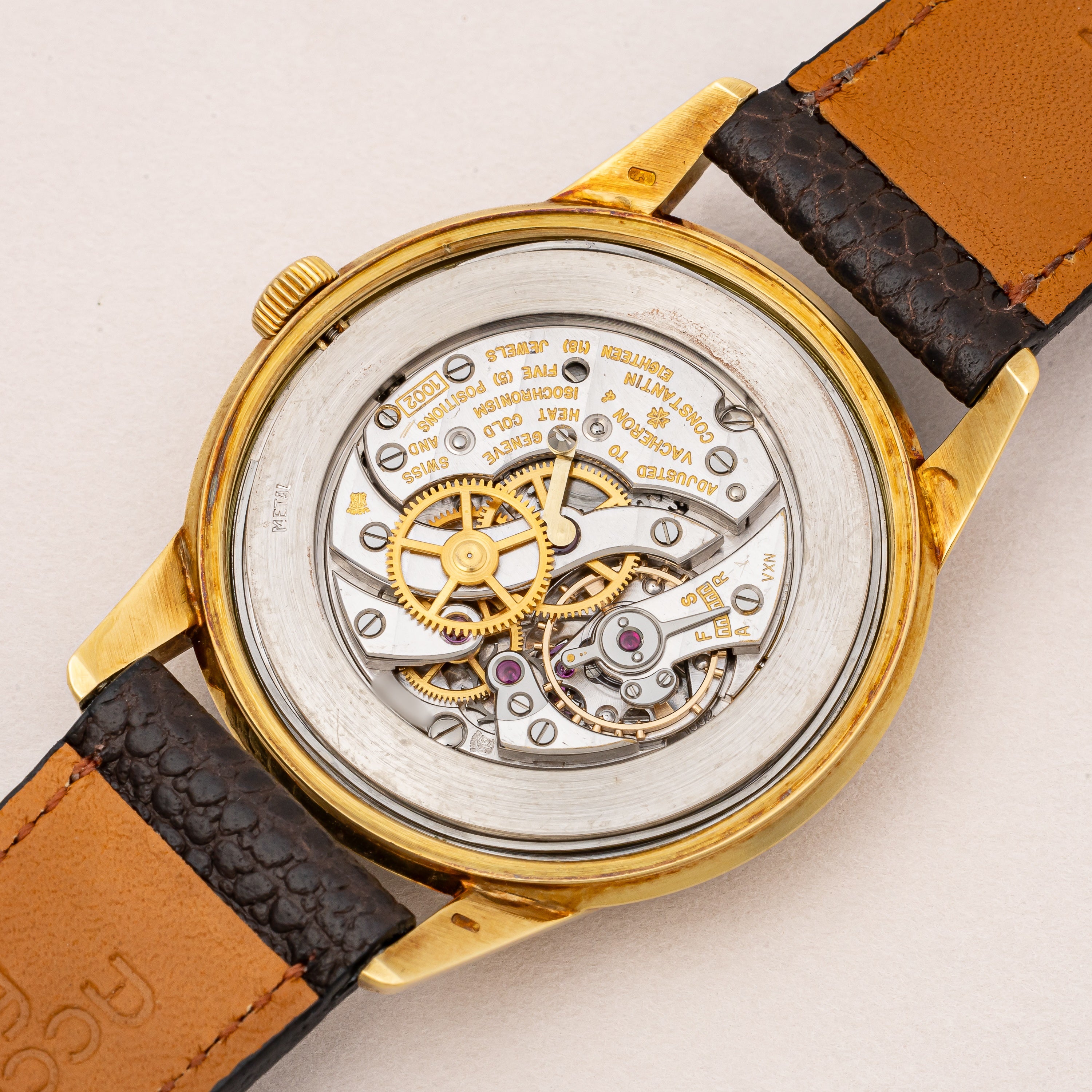 ヴァシュロン・コンスタンタン 18金無垢ラウンドケース 1950年代製 センターセコンド 手巻き式 Cal.1002