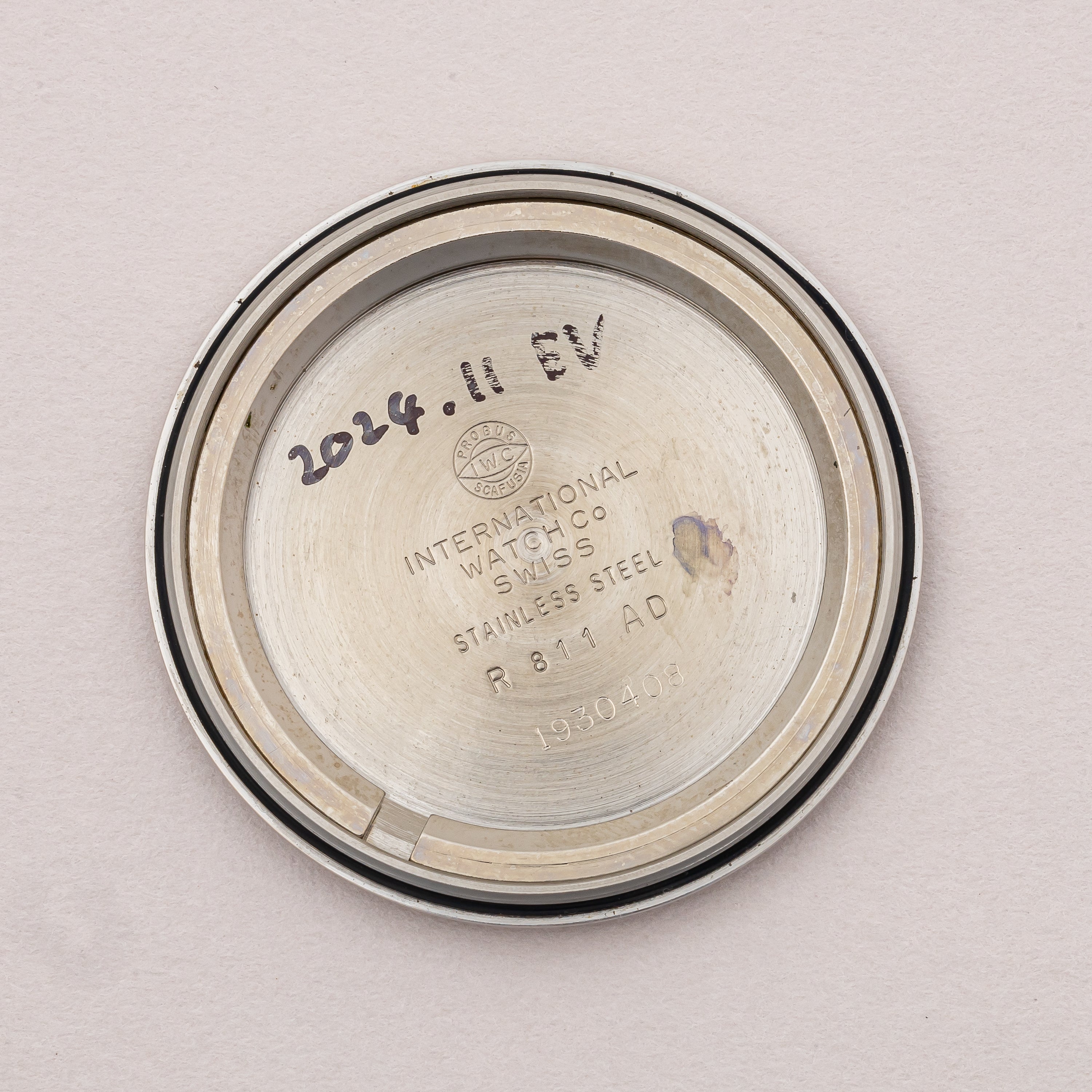 IWC ヨットクラブ 1972年製 Ref.R811AD お魚リューズ Cal.8541B 純正ゲイフレアーブレス付き