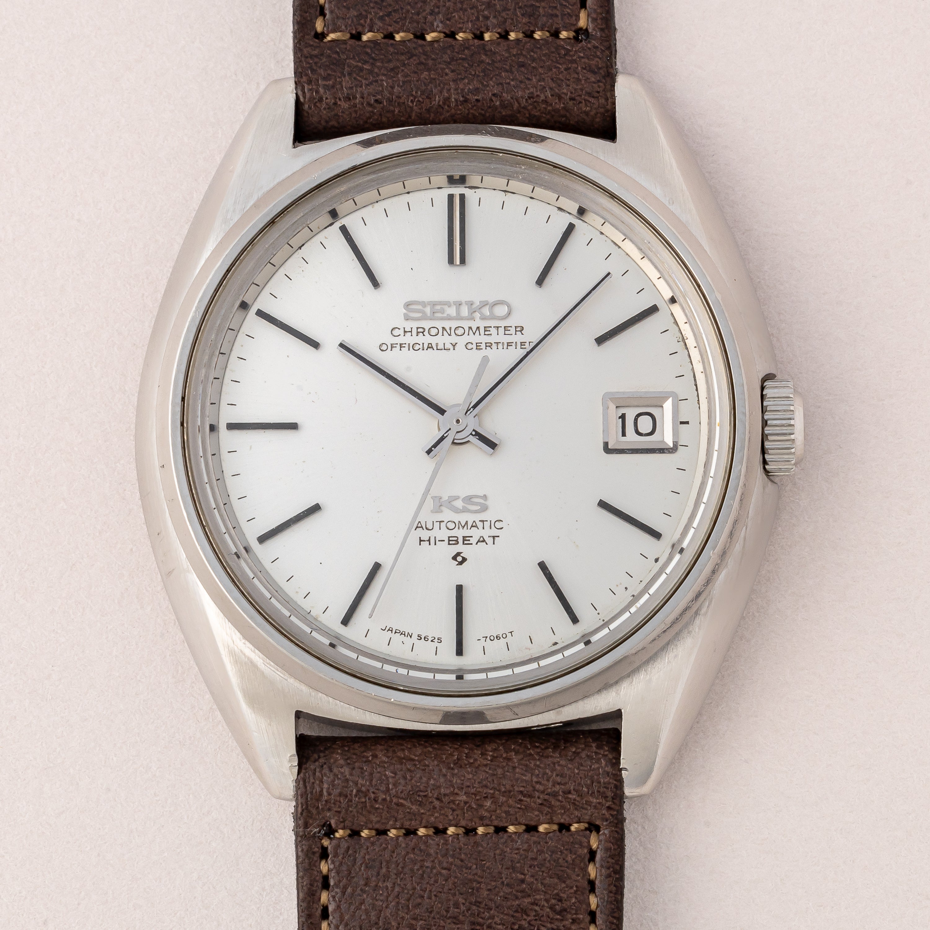 キングセイコークロノメーター ハイビート自動巻き 1970年製(昭和45年製)Ref.5625-7060