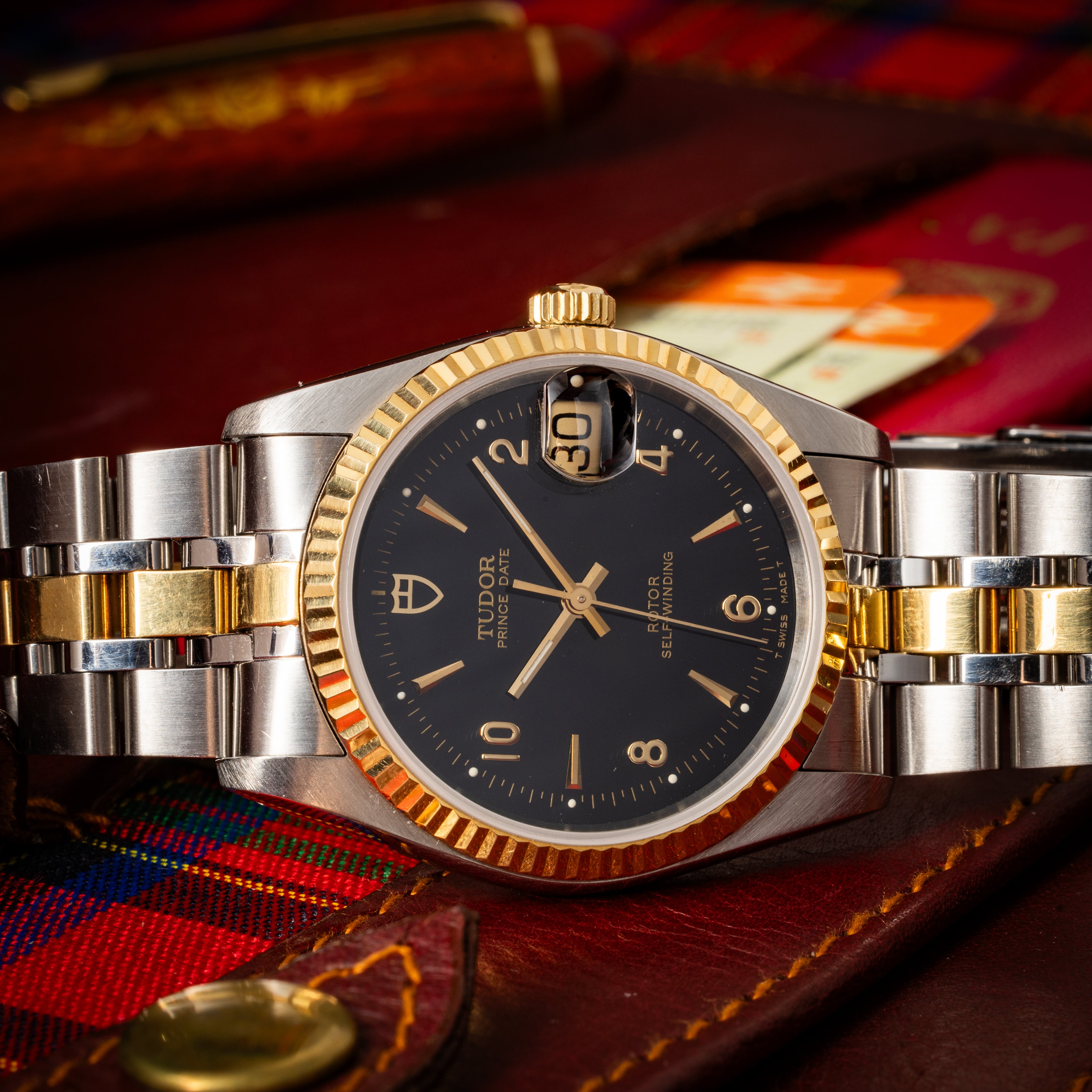 チューダー オイスター プリンスデイト コンビ オリジナルブラックダイヤル 1996年製 Ref.7403 純正ジュビリーブレス