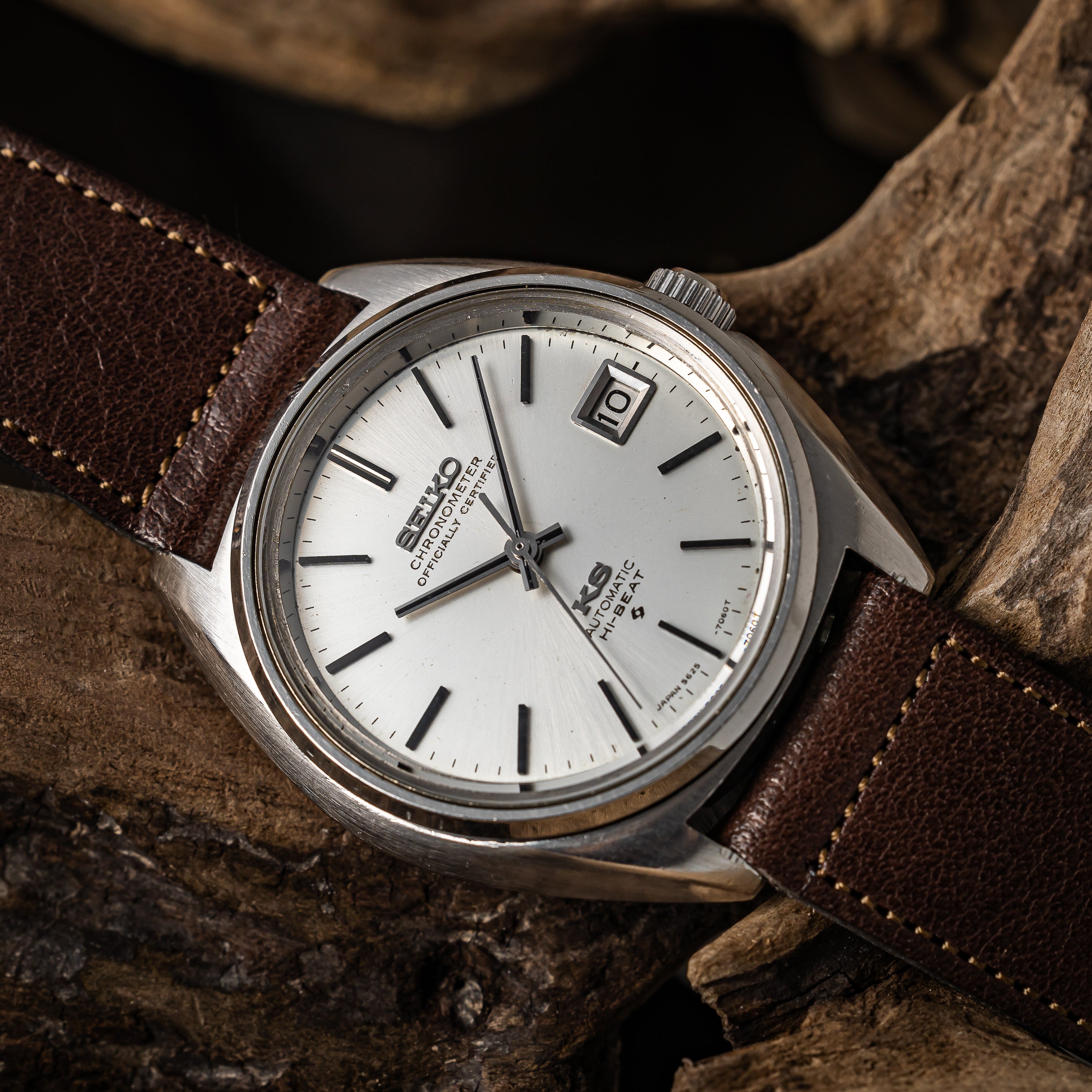 キングセイコークロノメーター ハイビート自動巻き 1970年製(昭和45年製)Ref.5625-7060