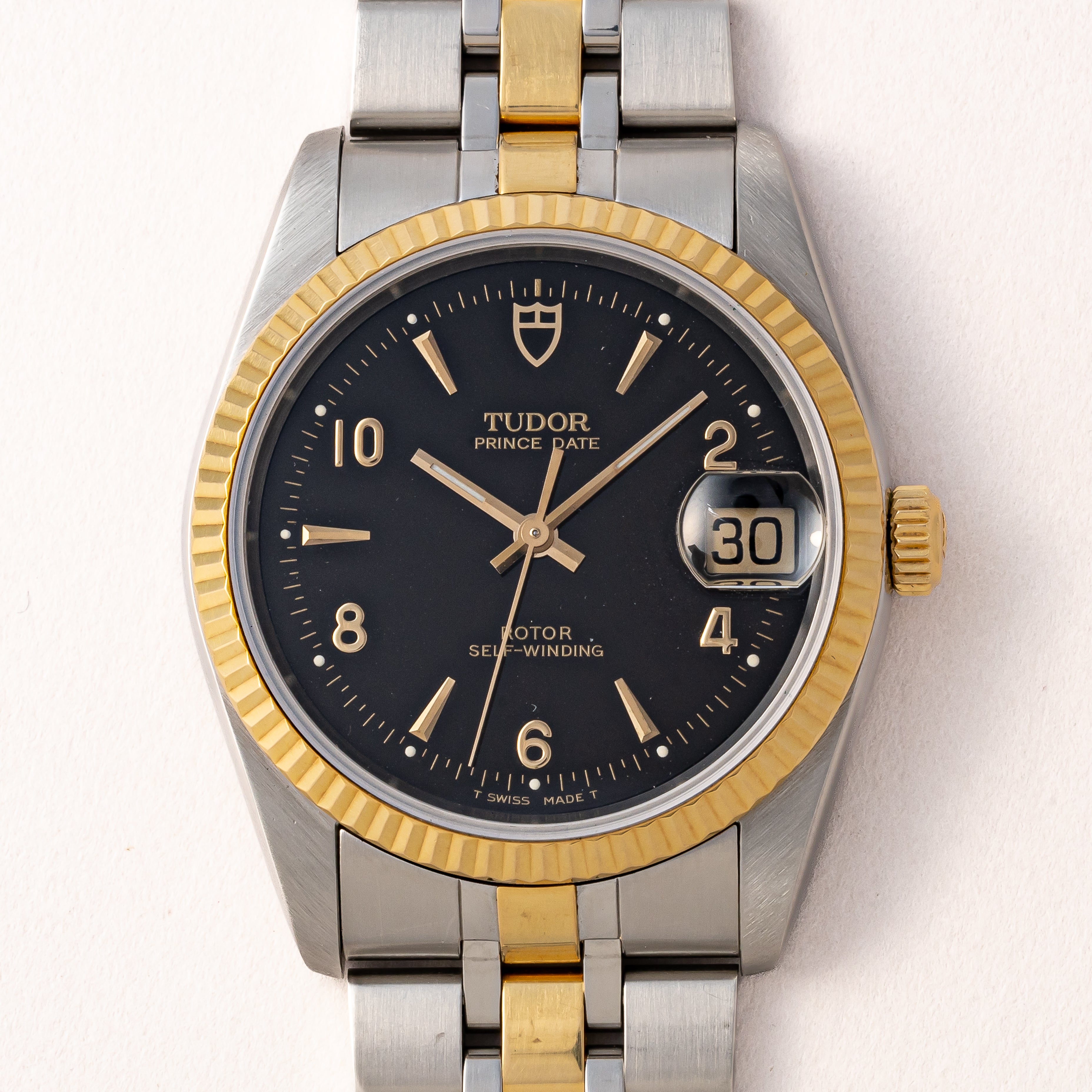 チューダー オイスター プリンスデイト コンビ オリジナルブラックダイヤル 1996年製 Ref.7403 純正ジュビリーブレス