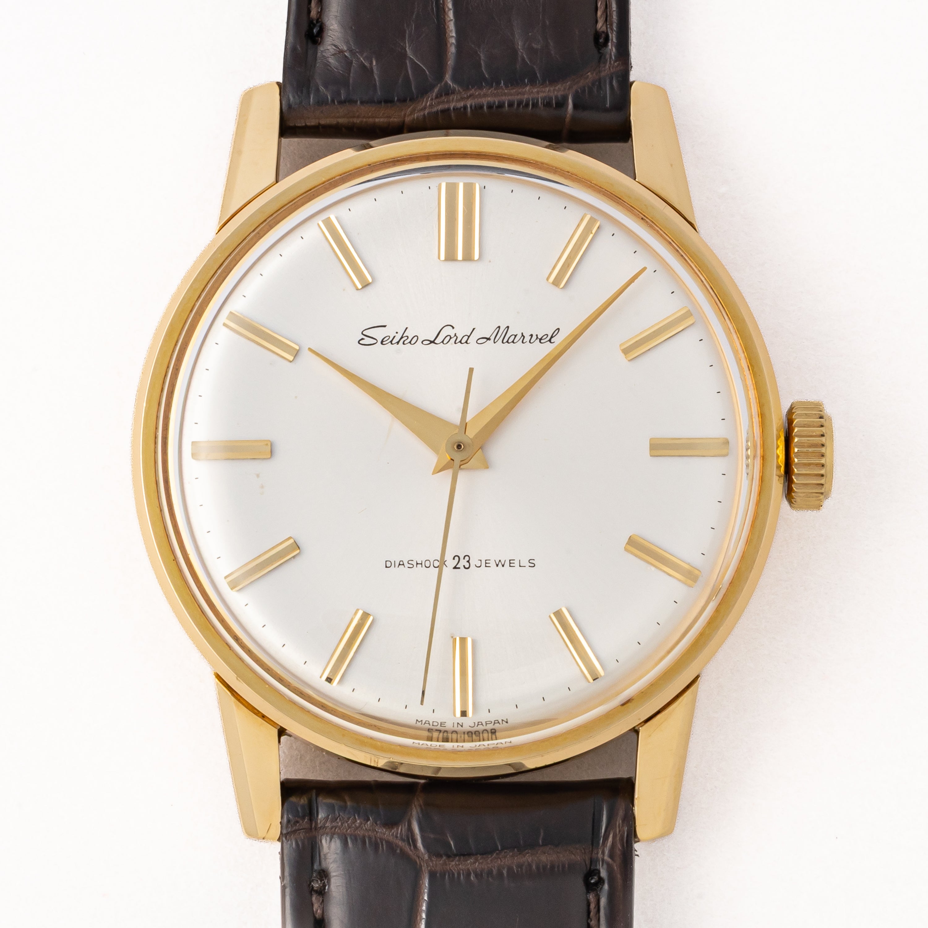 セイコー 18金無垢ロードマーベル ロービート手巻き 1967年製 Ref.5740-1990