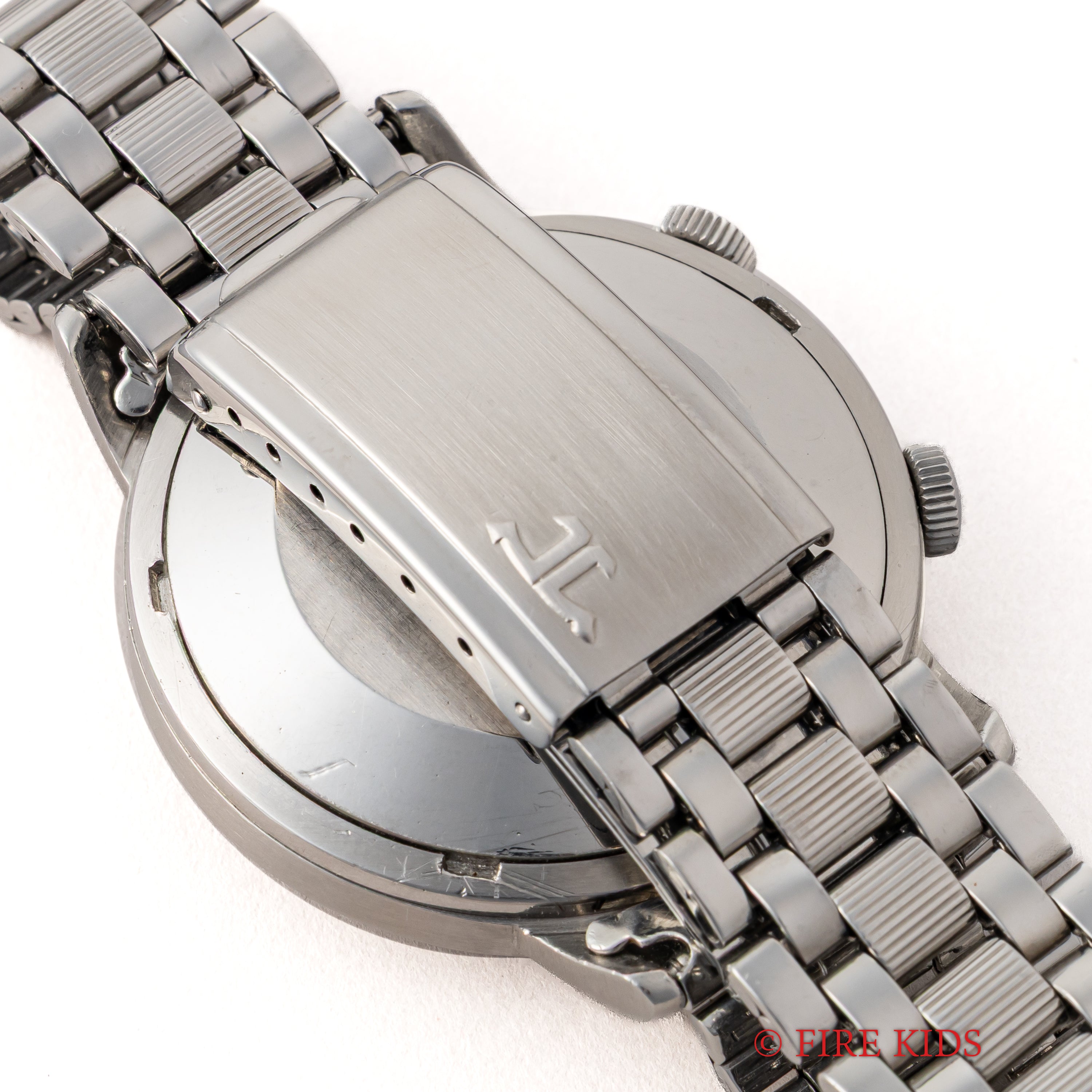 ジャガー・ルクルト メモボックス 1960年代後半製 自動巻きアラームウオッチ ツートンダイヤル 純正ブレス