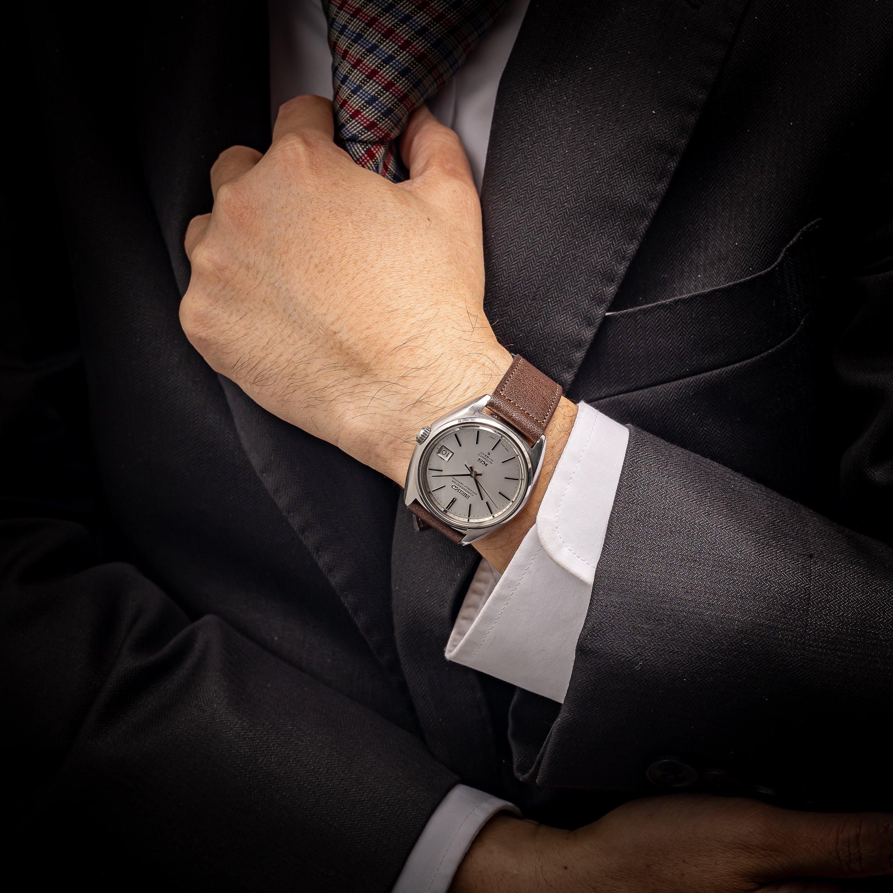 キングセイコークロノメーター ハイビート自動巻き 1970年製(昭和45年製)Ref.5625-7060