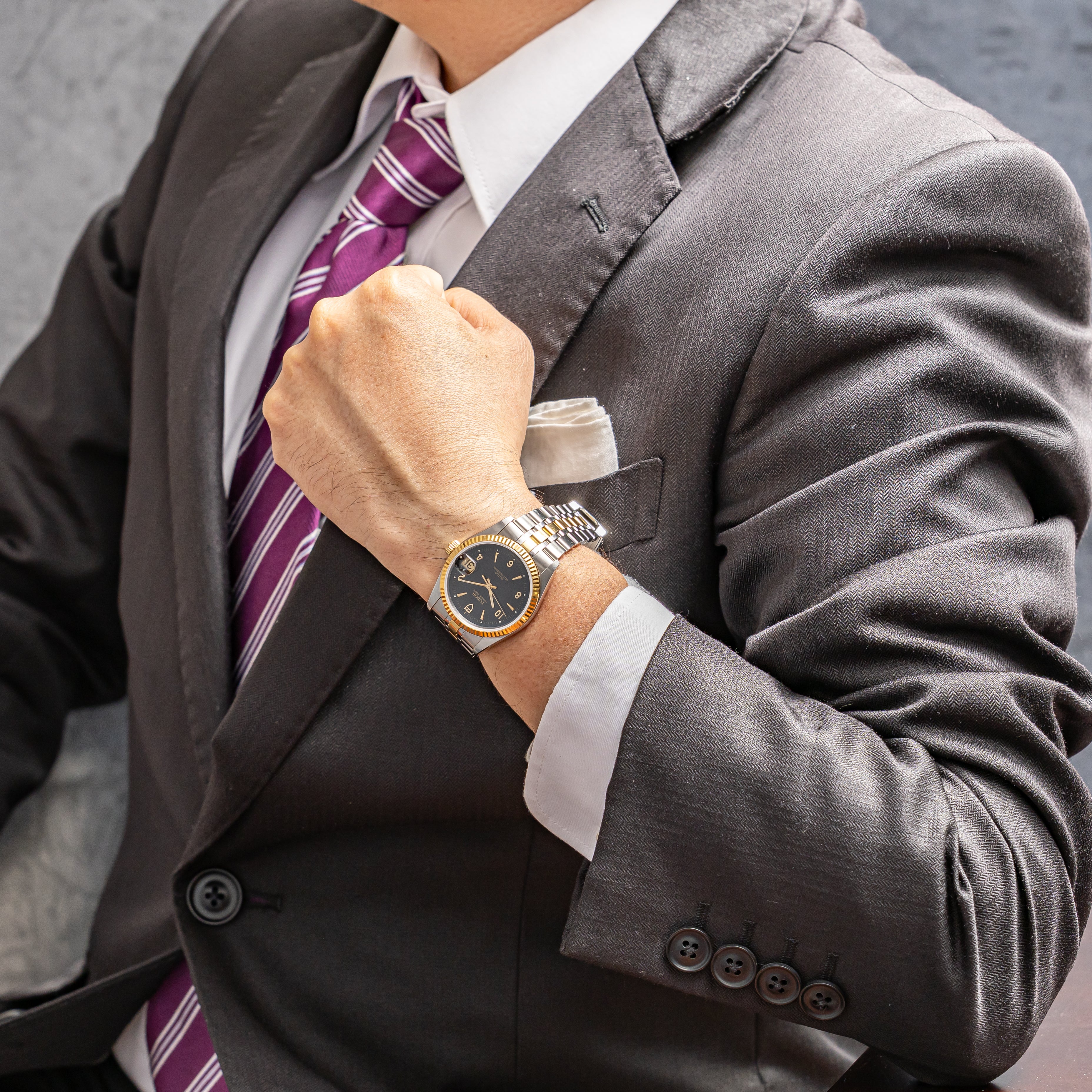 チューダー オイスター プリンスデイト コンビ オリジナルブラックダイヤル 1996年製 Ref.7403 純正ジュビリーブレス