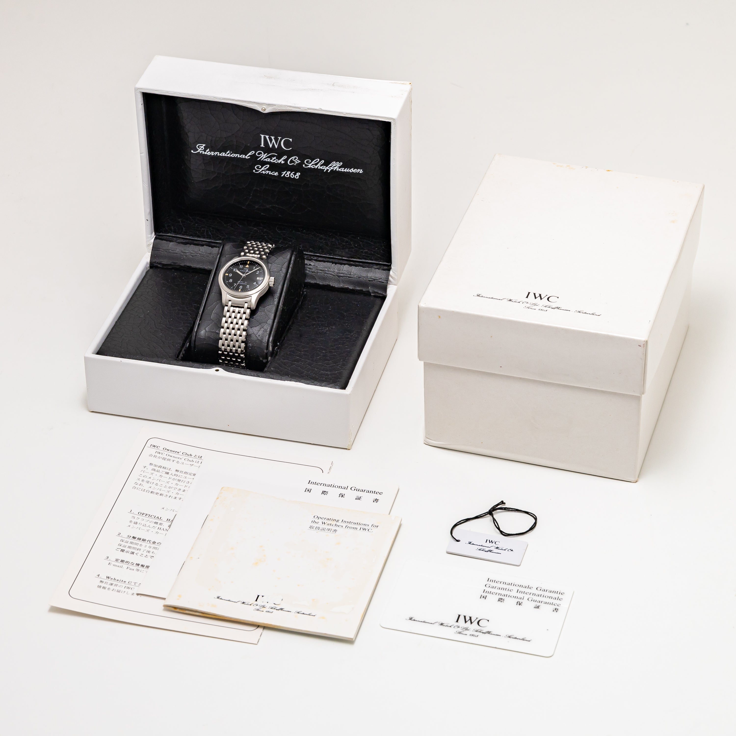 IWC マーク12 レディース 純正ステンレスブレス 2000年製(平成12年)箱・ギャラ付