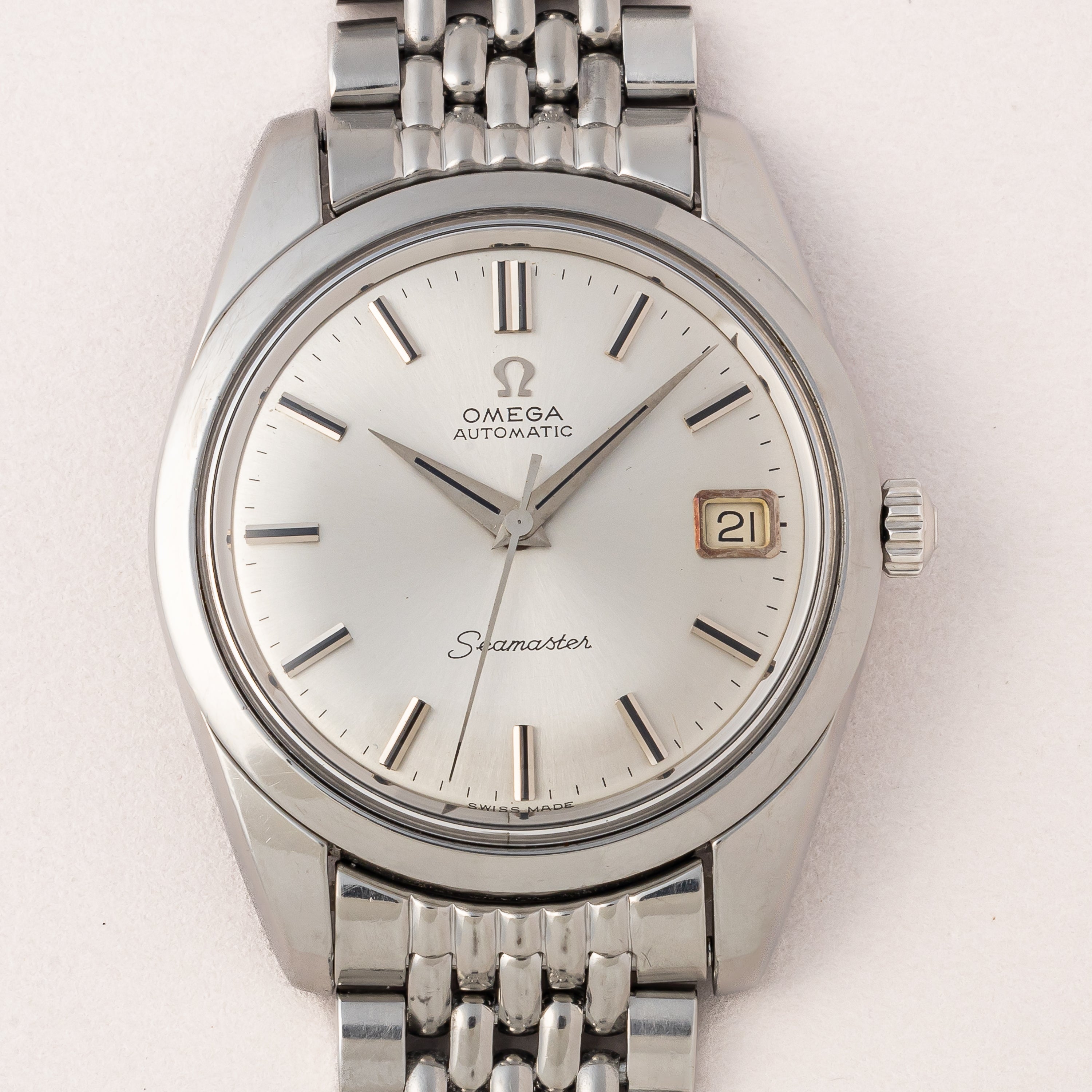 オメガ シーマスター 1966年製 Ref.166010 純正ブレス付き 自動巻き