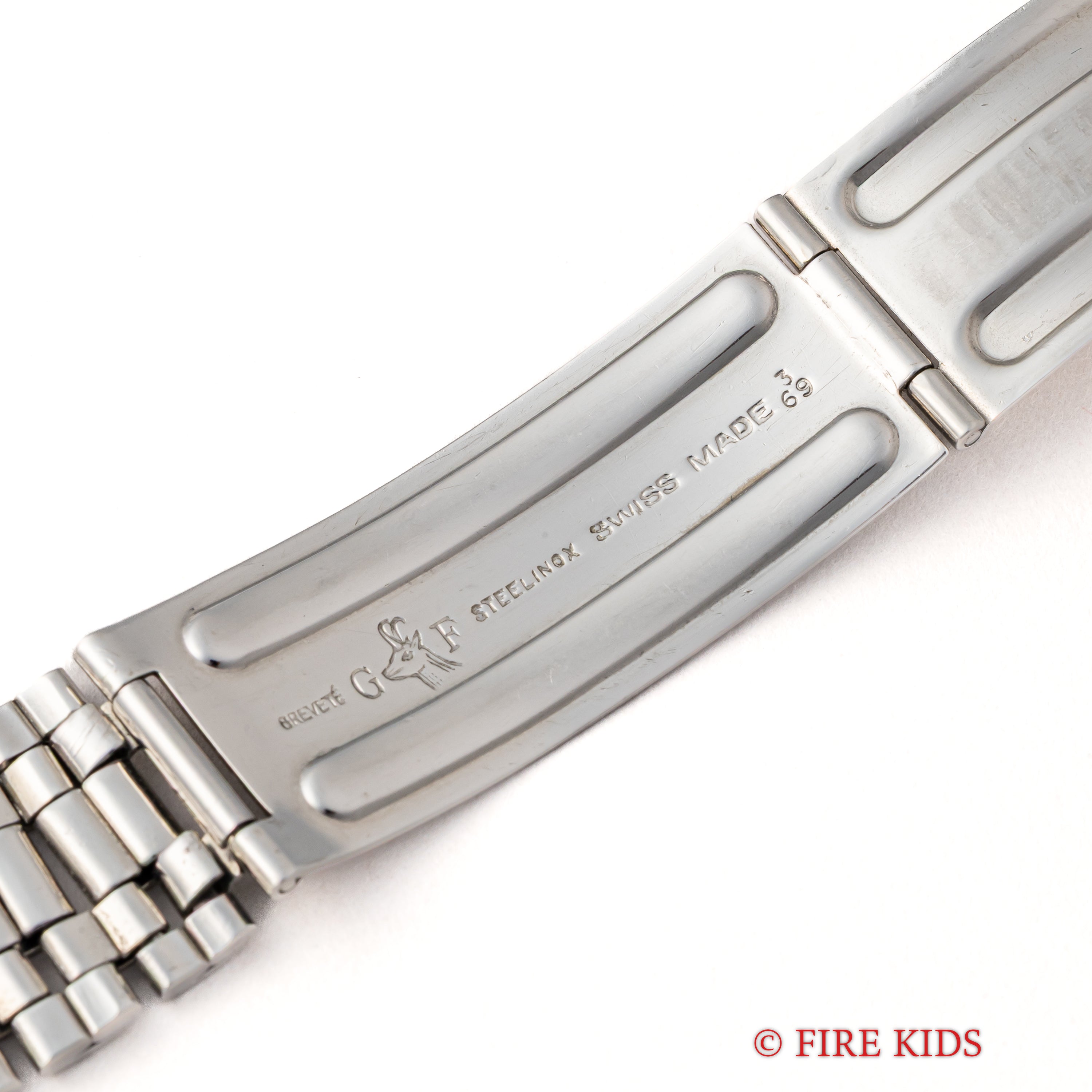 ジャガー・ルクルト メモボックス 1960年代後半製 自動巻きアラームウオッチ ツートンダイヤル 純正ブレス