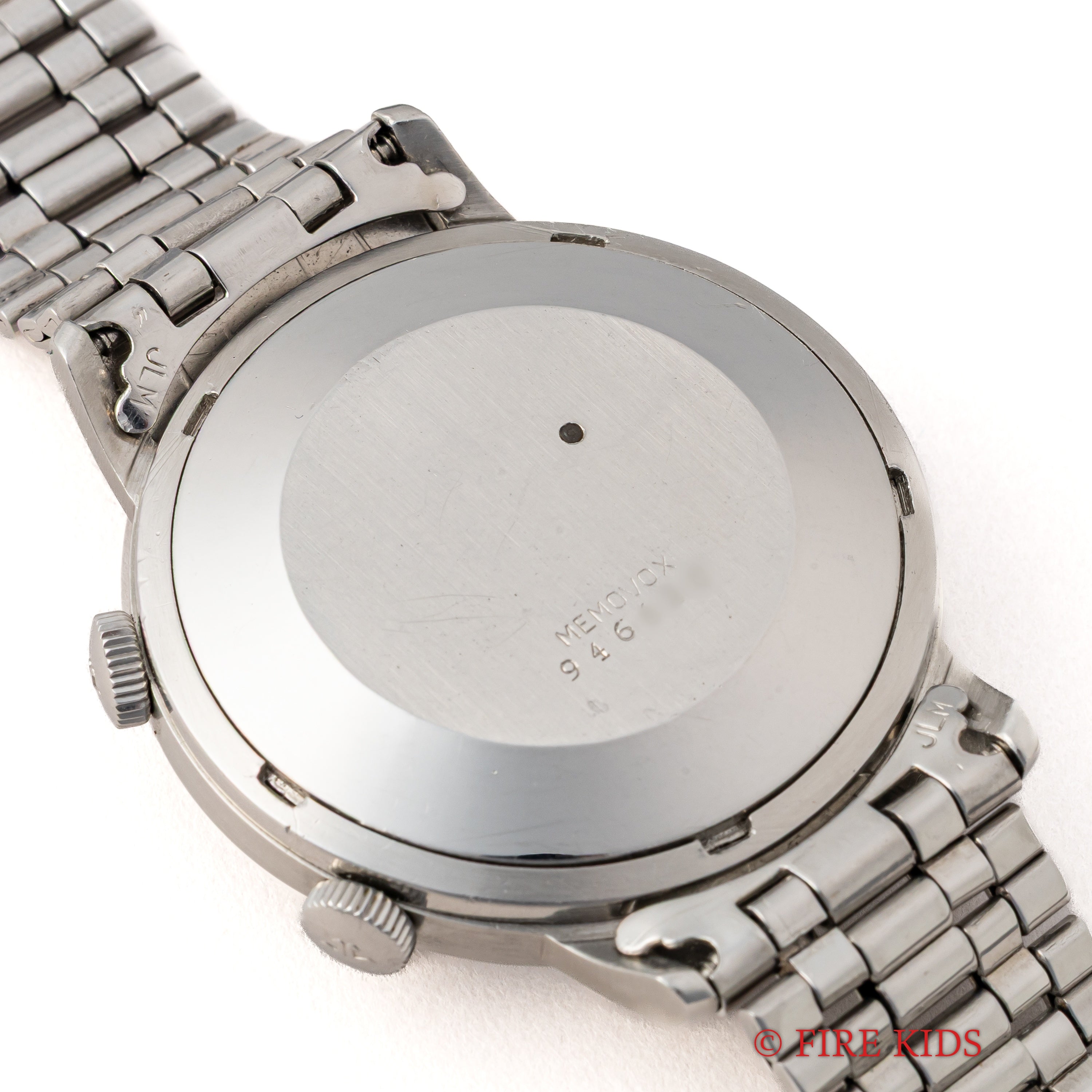 ジャガー・ルクルト メモボックス 1960年代後半製 自動巻きアラームウオッチ ツートンダイヤル 純正ブレス