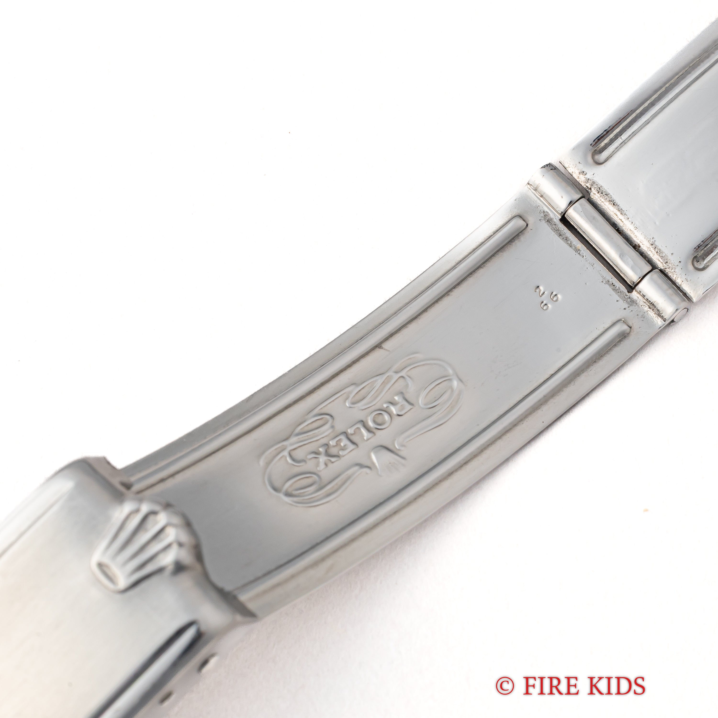 ロレックス オイスターパーペチュアルデイト Ref.6534 ブラックギルトダイヤル 1958年製 赤黒カレンダー 自動巻 Cal.1030 純正リベットブレス