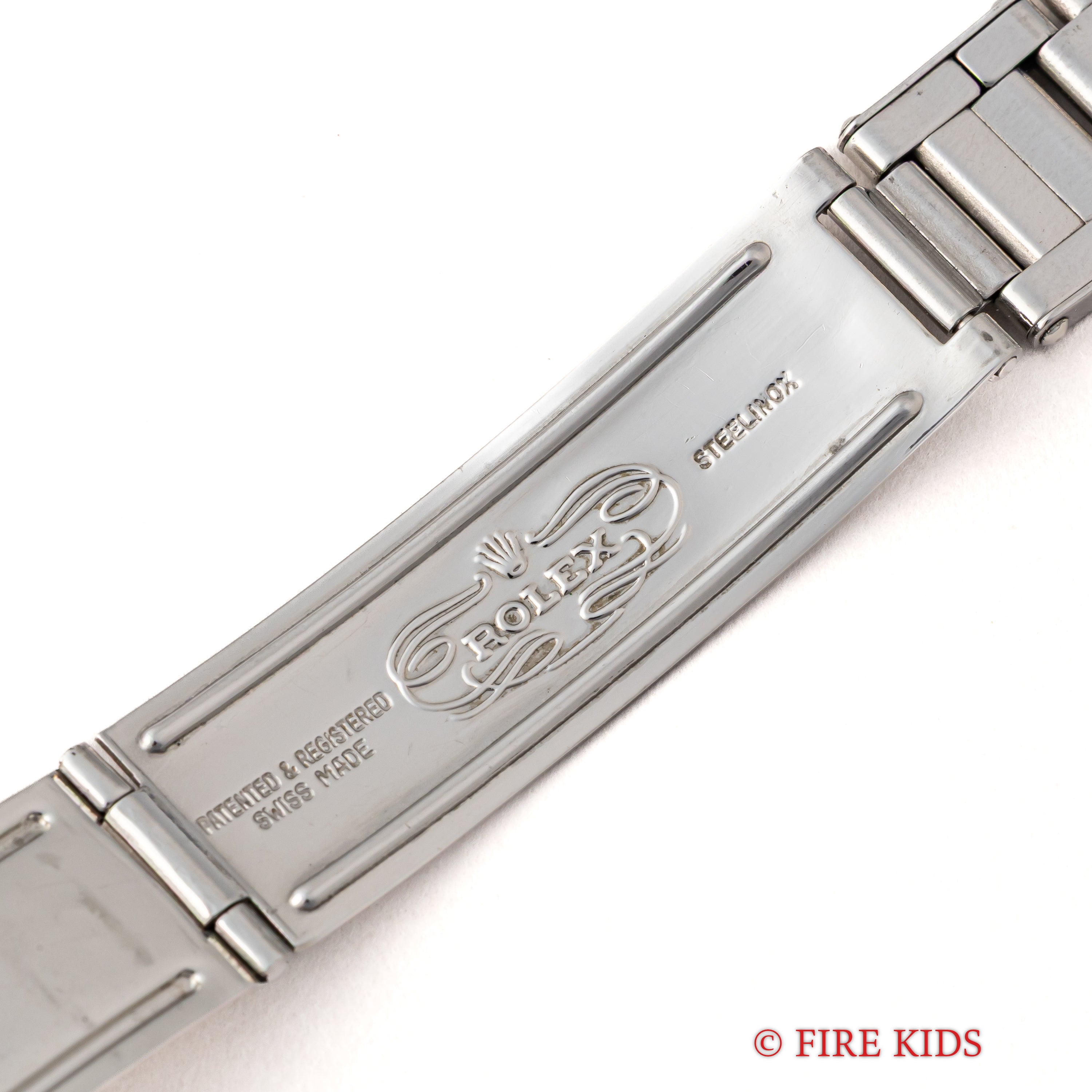 ロレックス オイスターパーペチュアルデイト Ref.6534 ブラックギルトダイヤル 1958年製 赤黒カレンダー 自動巻 Cal.1030 純正リベットブレス