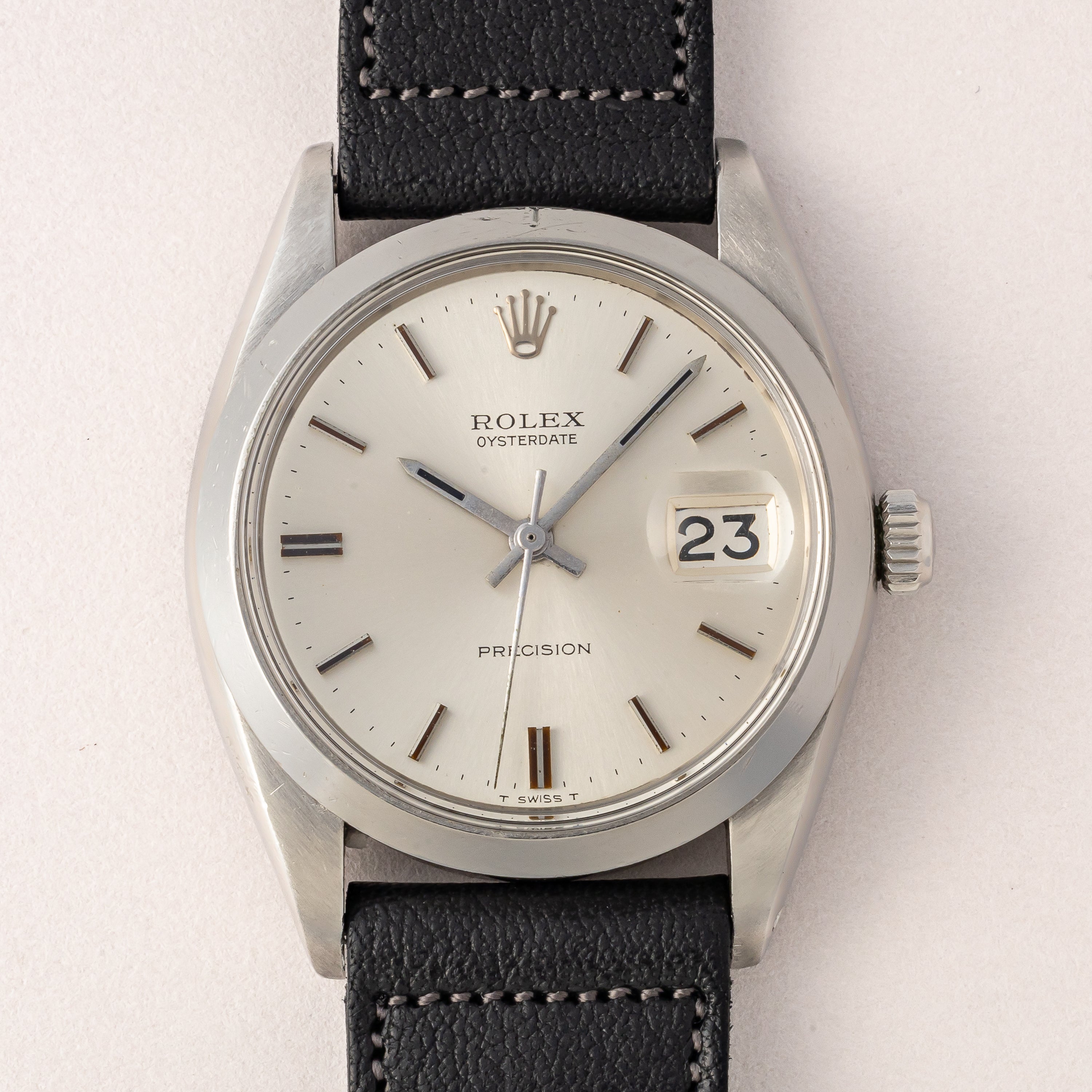 ロレックス オイスターデイト 1967年製 Ref.6694 手巻き シルバーダイヤル