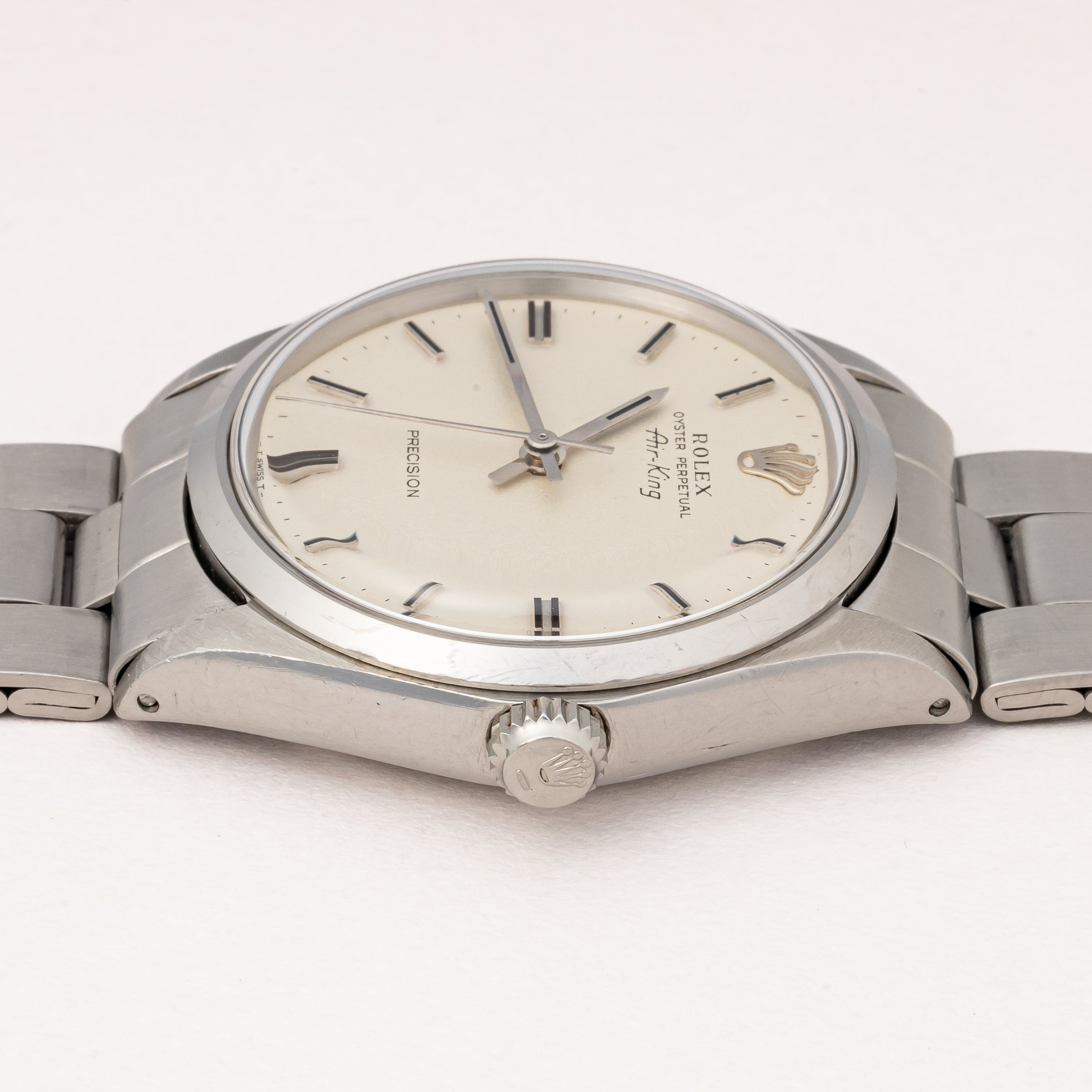 ロレックス エアキング 1970年製 Ref.5500 ノンデイト自動巻き 純正巻きブレス付き