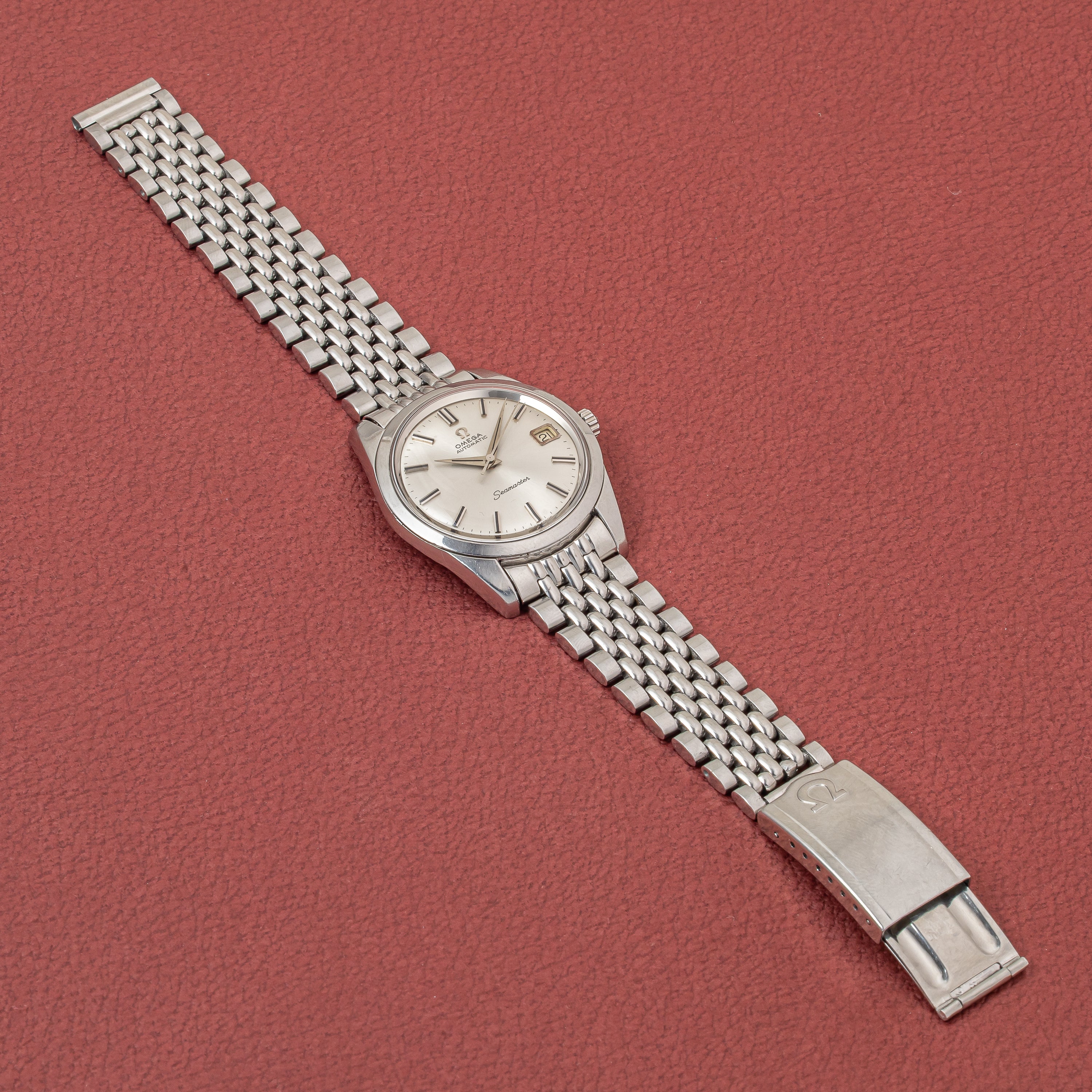 オメガ シーマスター 1966年製 Ref.166010 純正ブレス付き 自動巻き