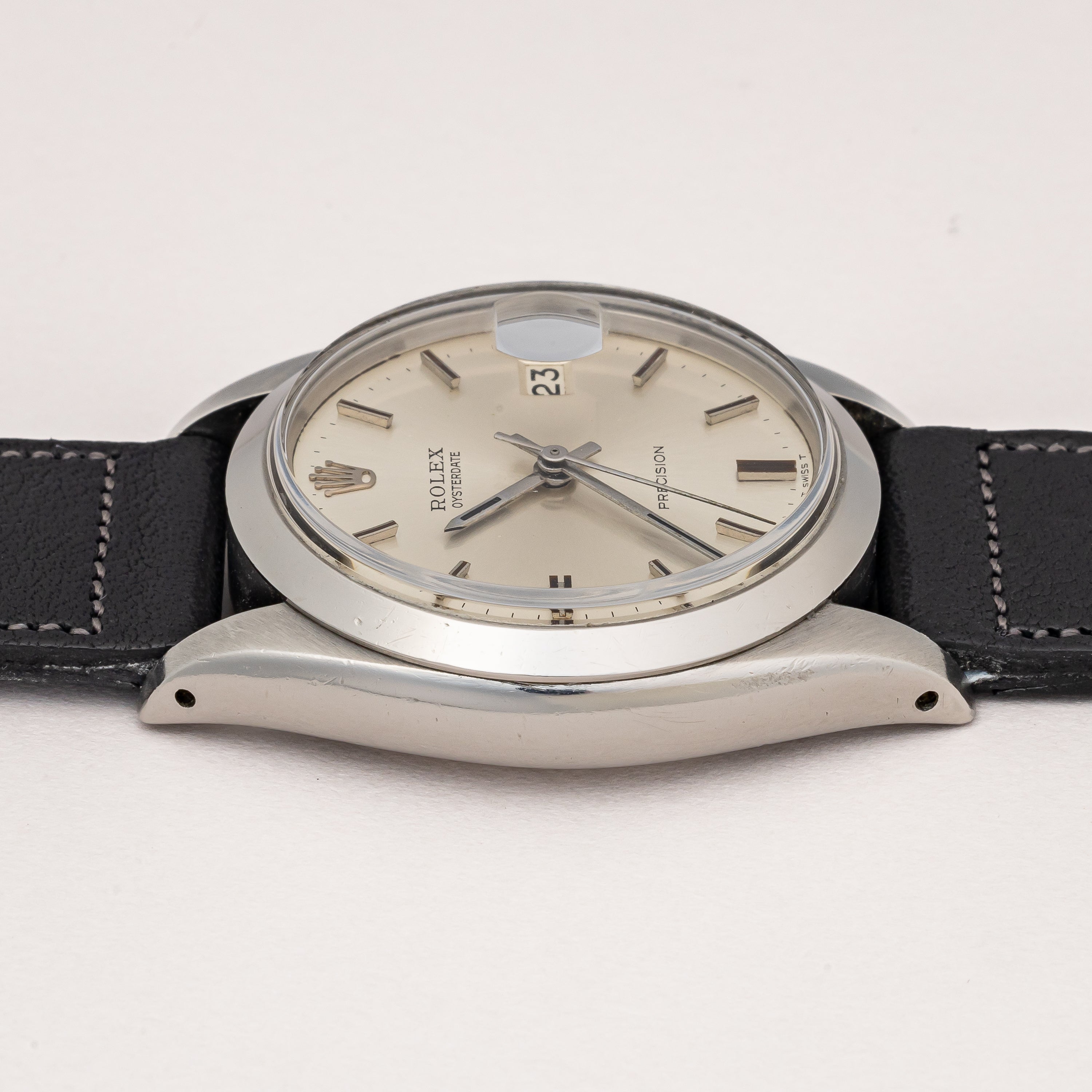 ロレックス オイスターデイト 1967年製 Ref.6694 手巻き シルバーダイヤル