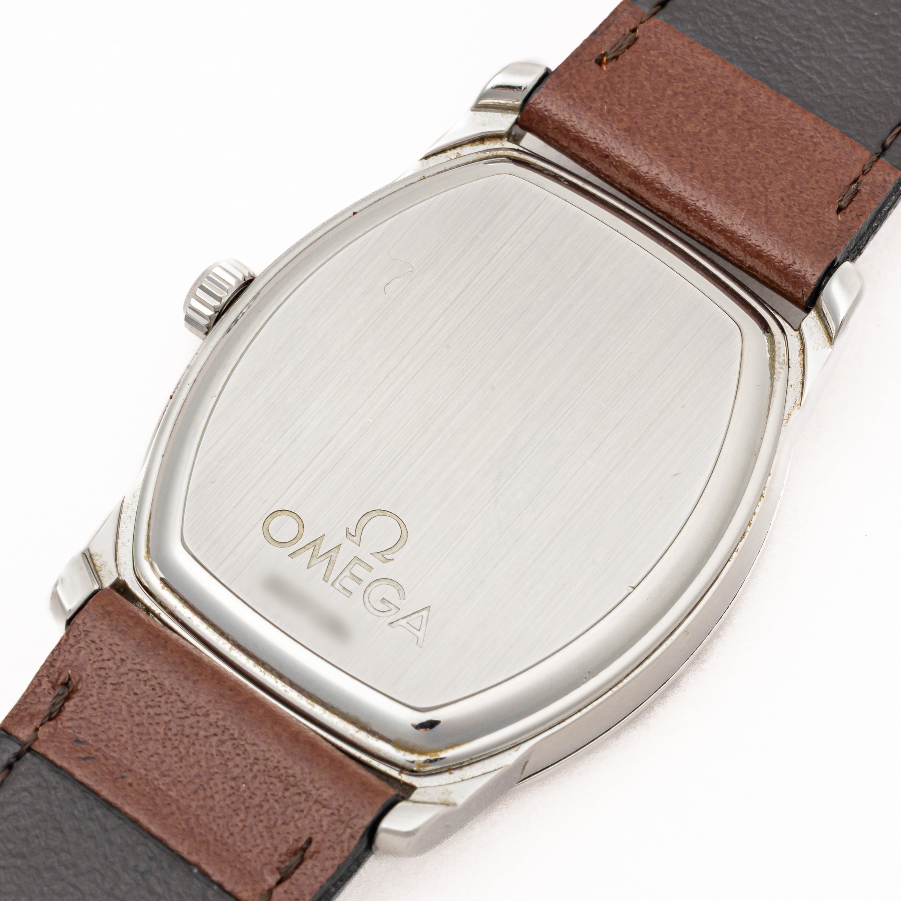 オメガ デ・ヴィル プレステージ クロノメーター 自動巻 トノーケース 1999年製 ギョウシェダイヤル