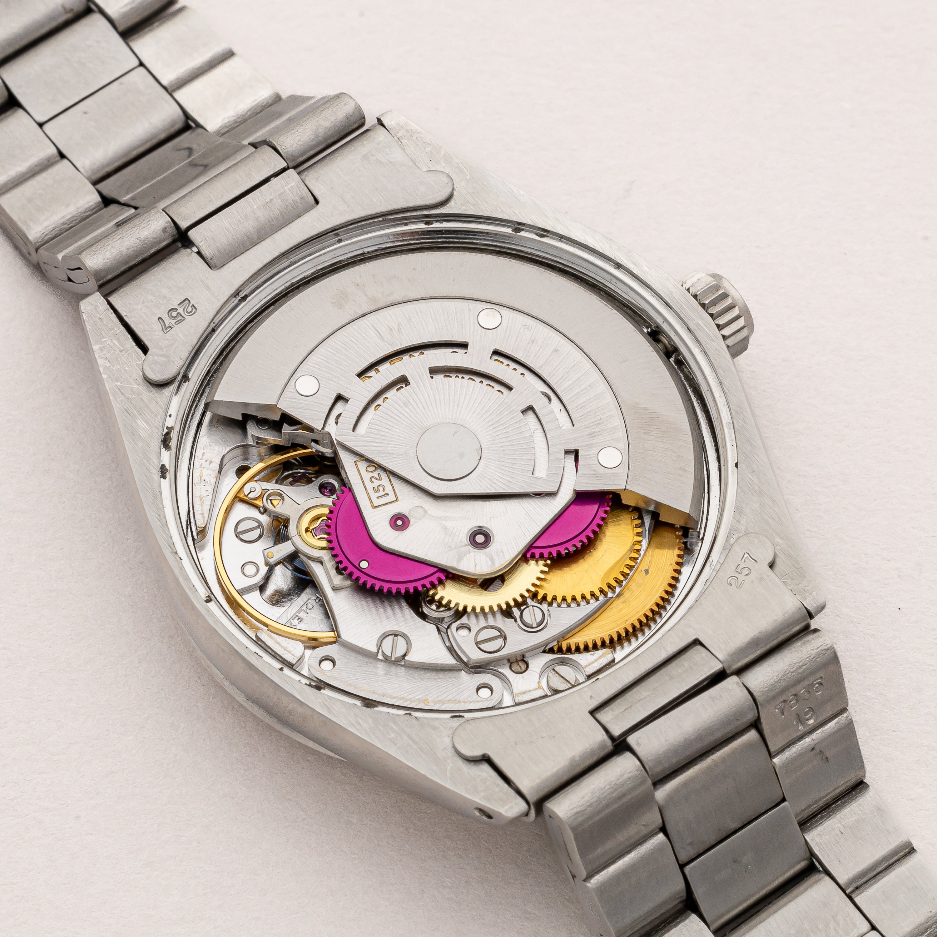 ロレックス エアキング 1970年製 Ref.5500 ノンデイト自動巻き 純正巻きブレス付き