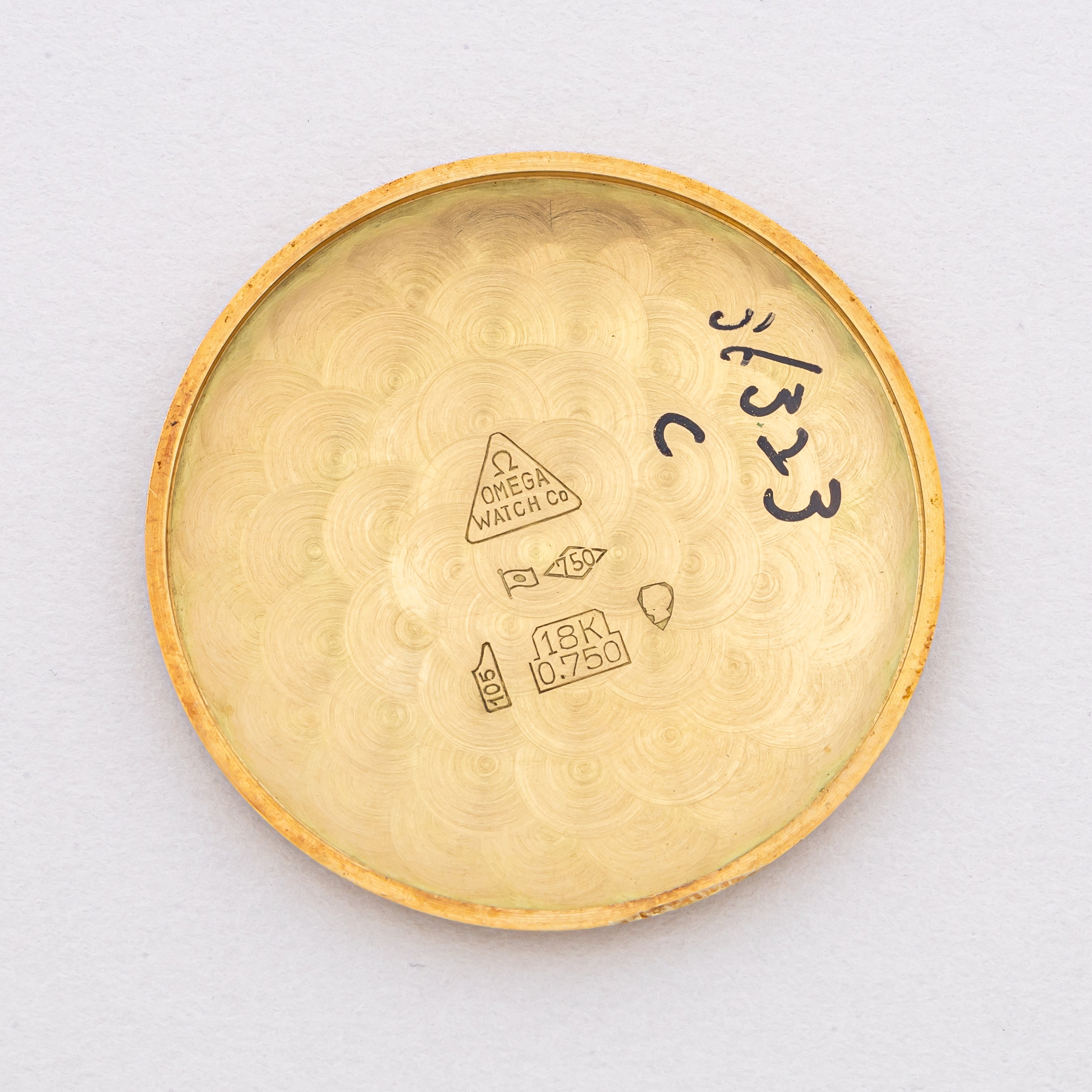 オメガ 30mmキャリバー 18金無垢 1958年製 手巻き Cal.284 センターセコンド