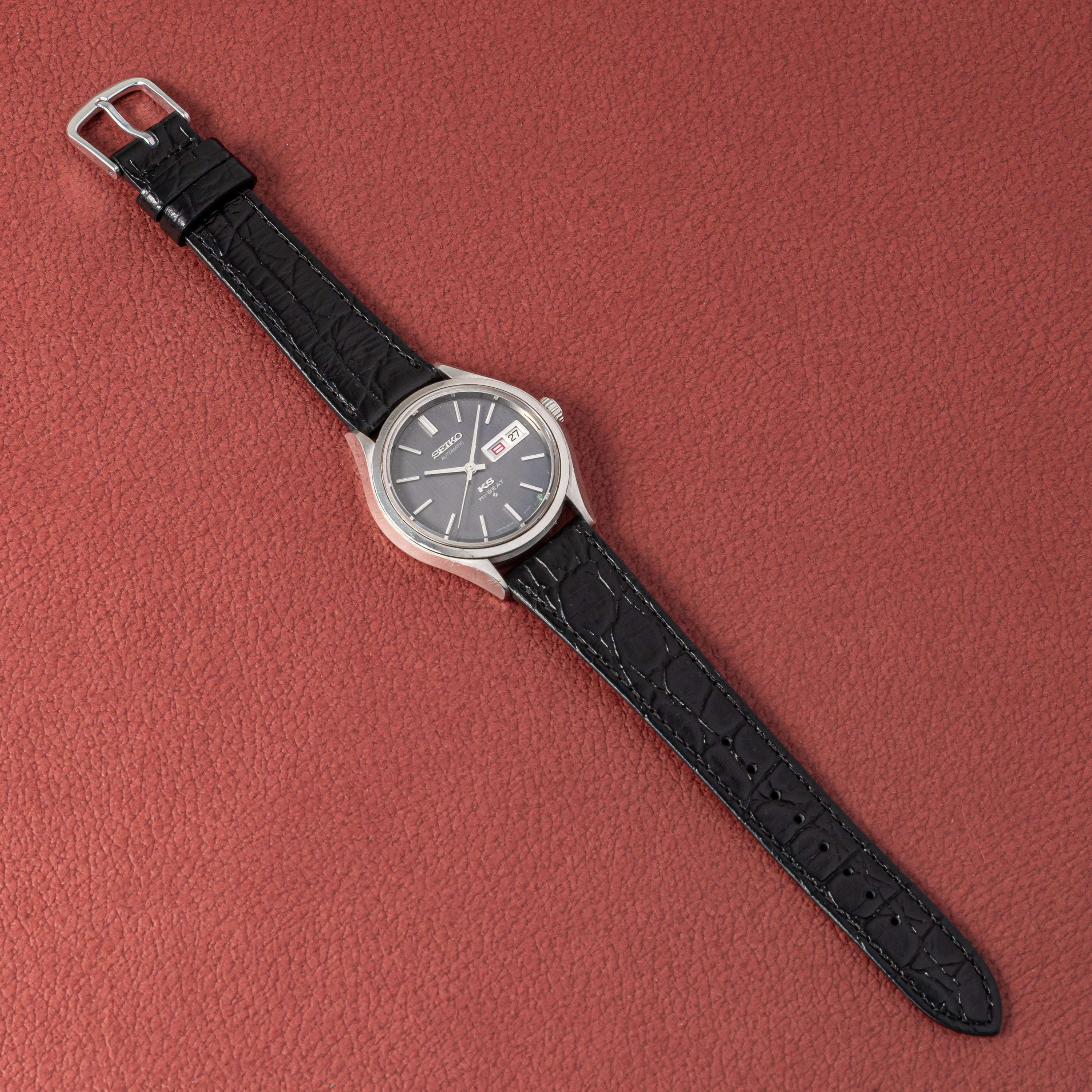 キングセイコー 56KSデイデイト 1972年製 Ref.5626-7120 グレーダイヤル ハイビート自動巻き