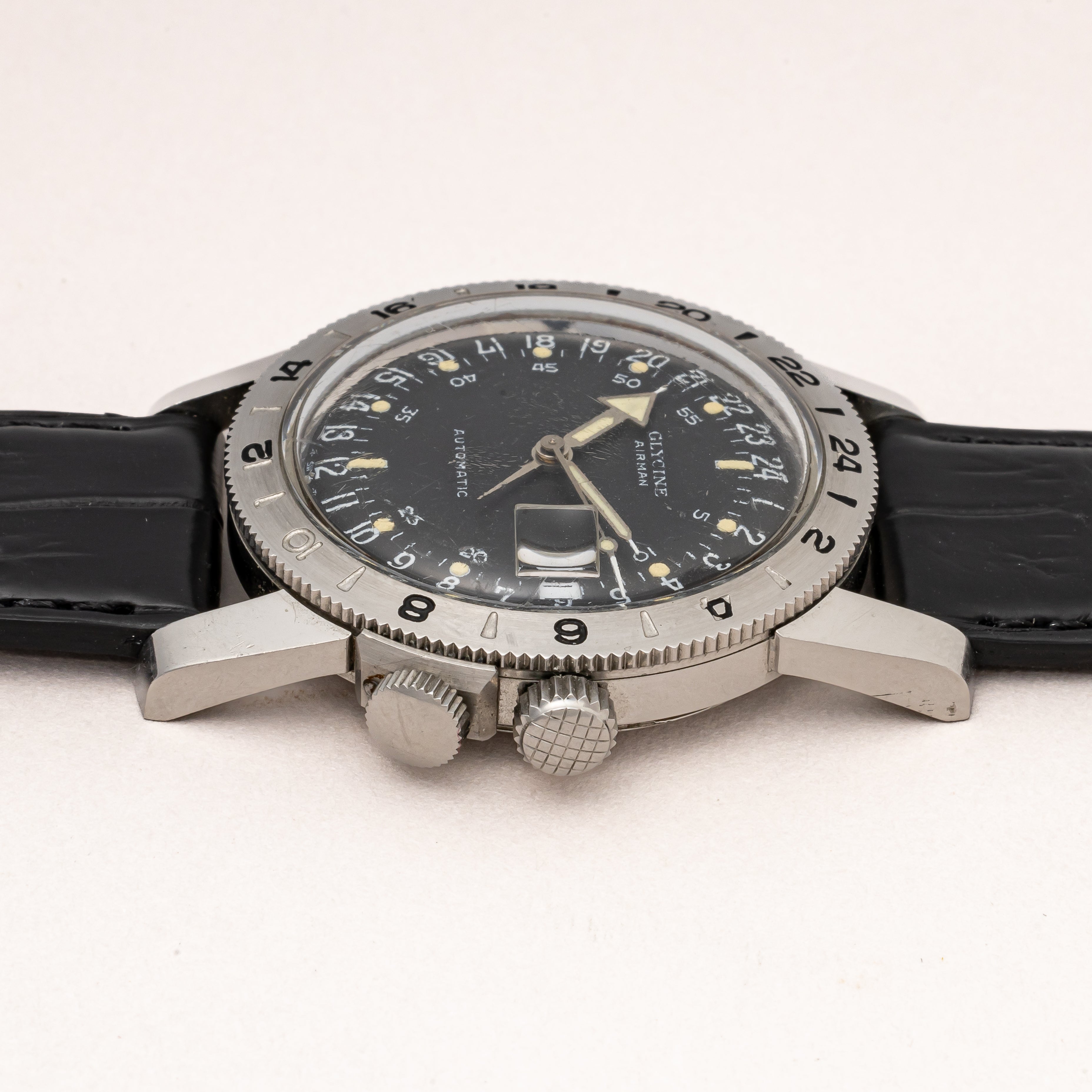 グリシン エアマン 24時間時計 1960年代製 ベトナム戦争 パイロットウォッチ