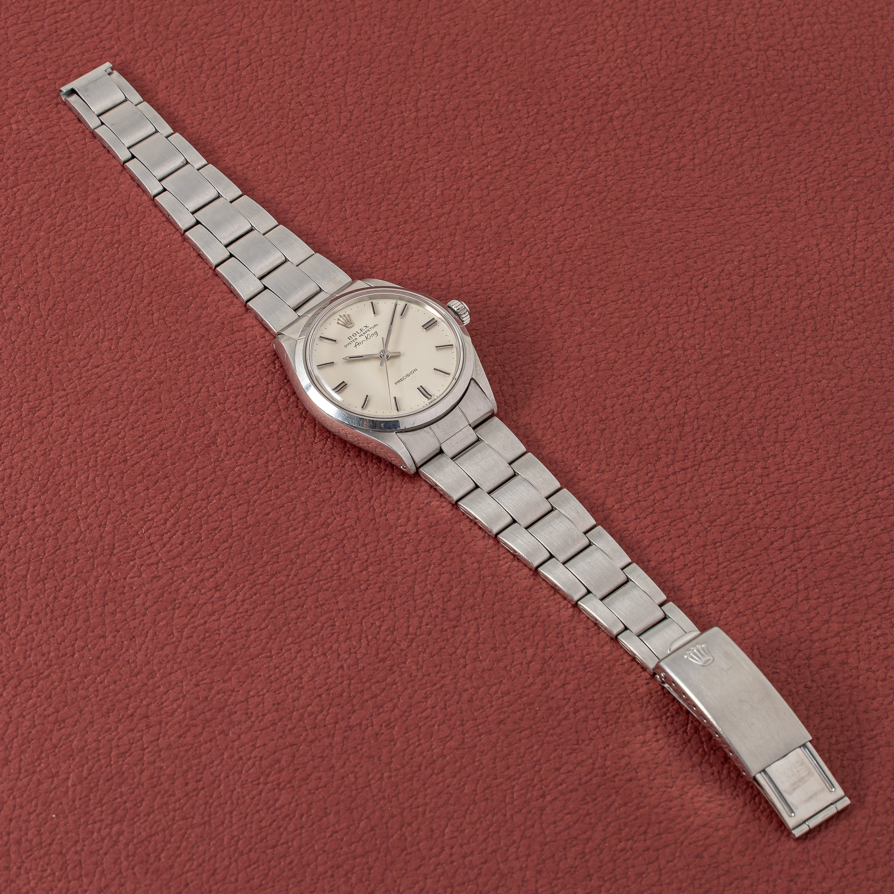 ロレックス エアキング 1970年製 Ref.5500 ノンデイト自動巻き 純正巻きブレス付き