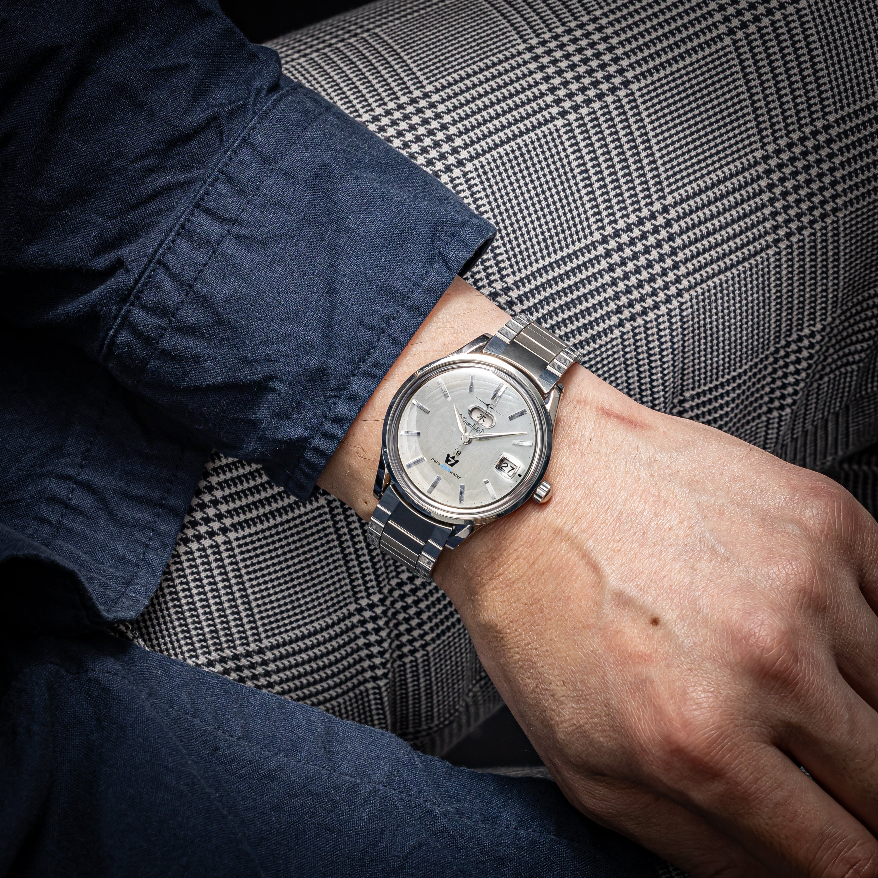 シチズン オートデーター7 1964年製 ジェットローター自動巻き 純正ブレス