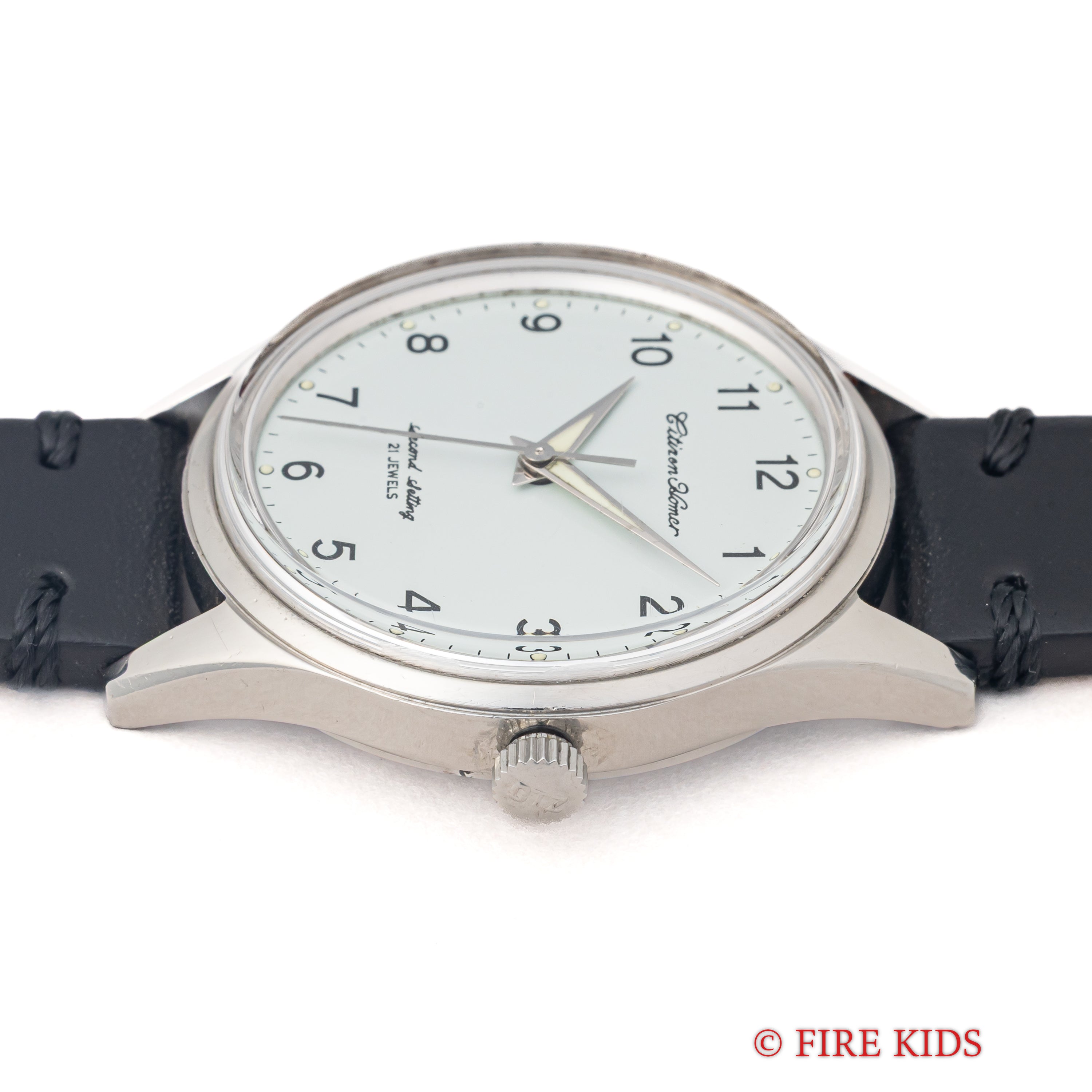 シチズン ホーマー 国鉄 1978年製 金鉄 鉄道時計 手巻き 秒針規制装置 昭和53年